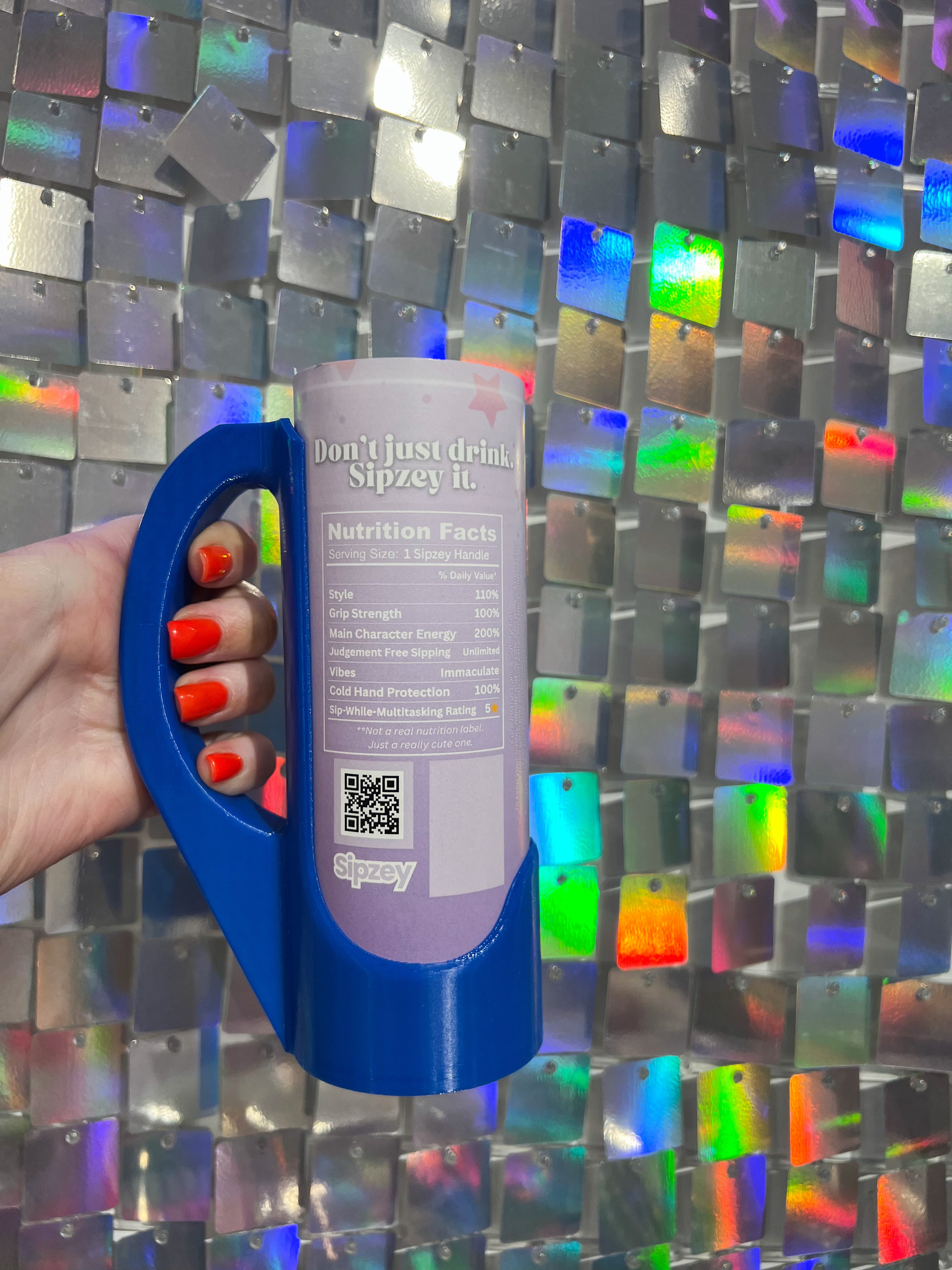 Sipzey Can Holder Royal Blue