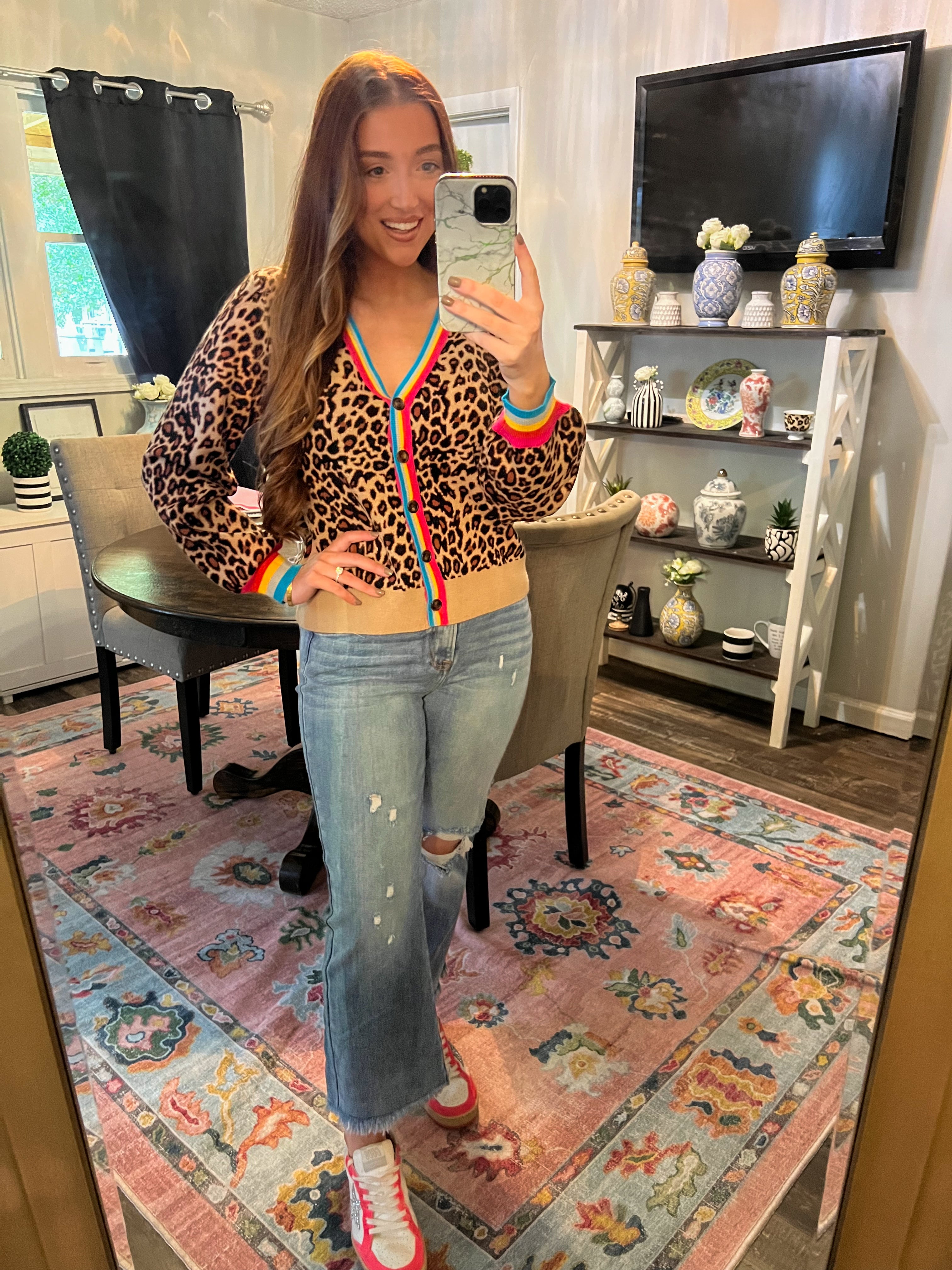 Electric Cheetah Cardigan