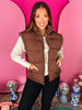 Chocolate Comfy Puffer Vest