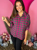 Lilly Magenta Plaid Top