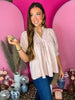 Destinee Blush Embriodered Top