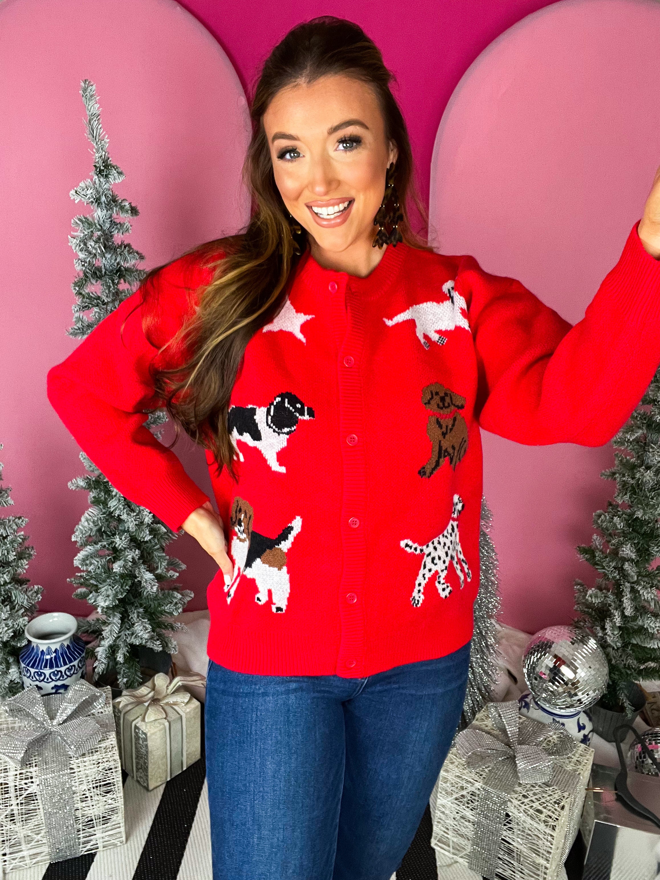 Puppy Lovin' Knit Sweater