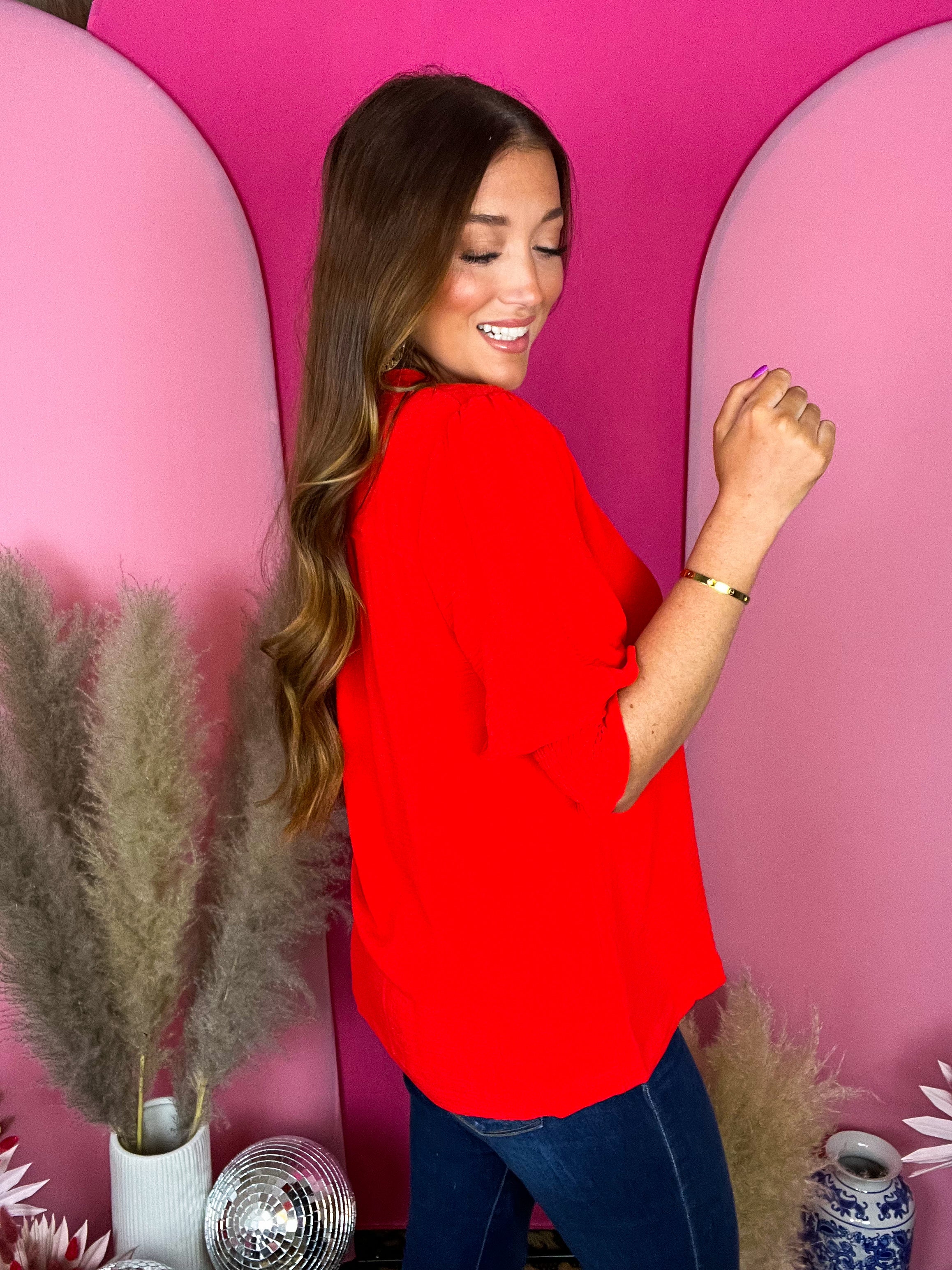 Lucie Tomato Red Top