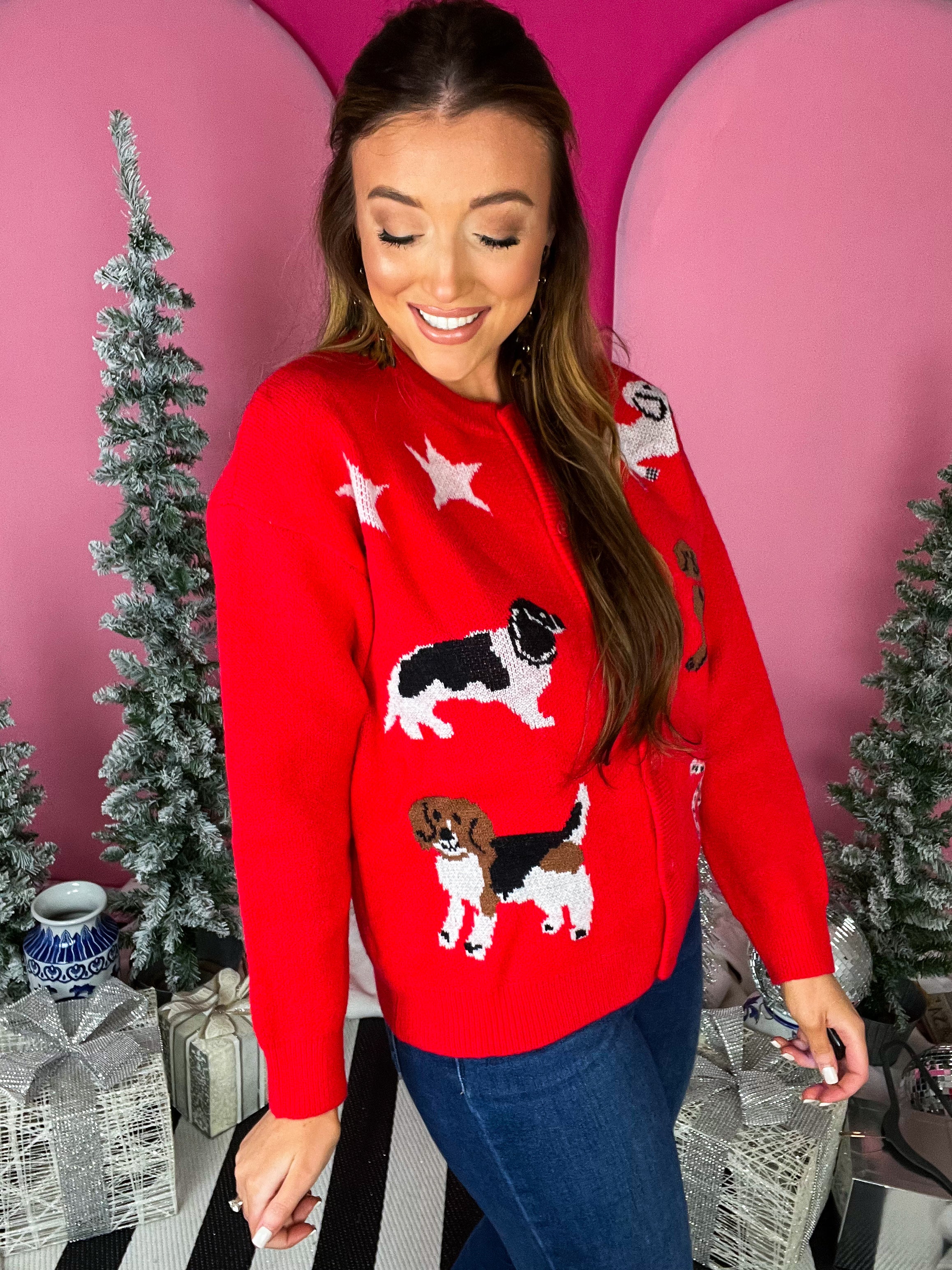 Puppy Lovin' Knit Sweater