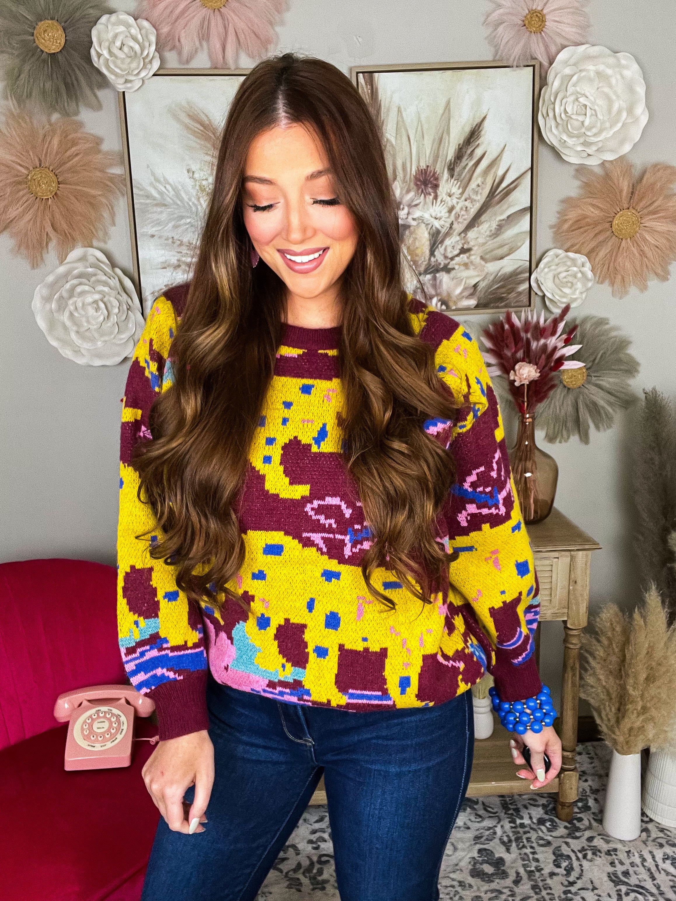 Miana Jacquard Sweater