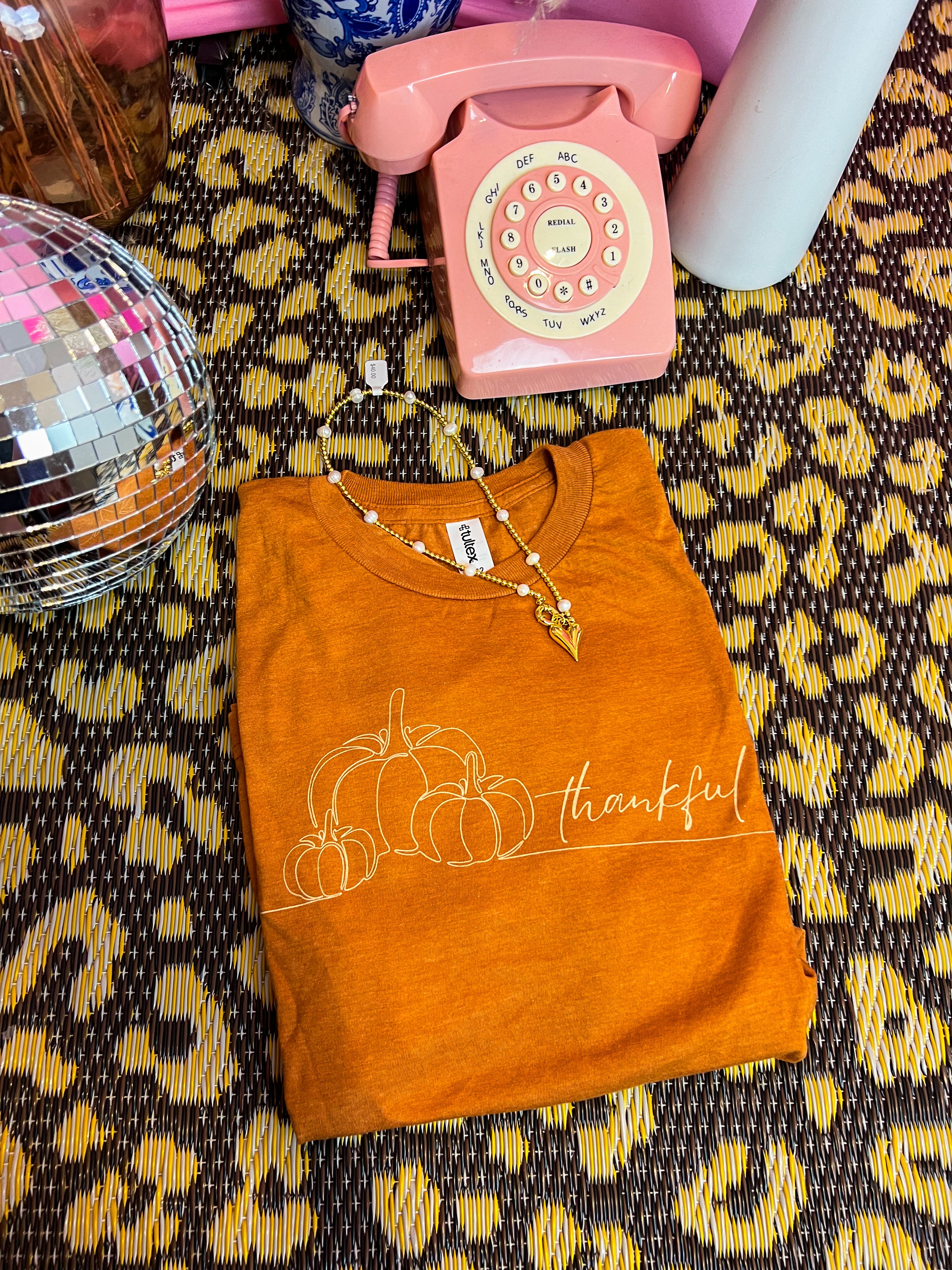 Rust Thankful Tee