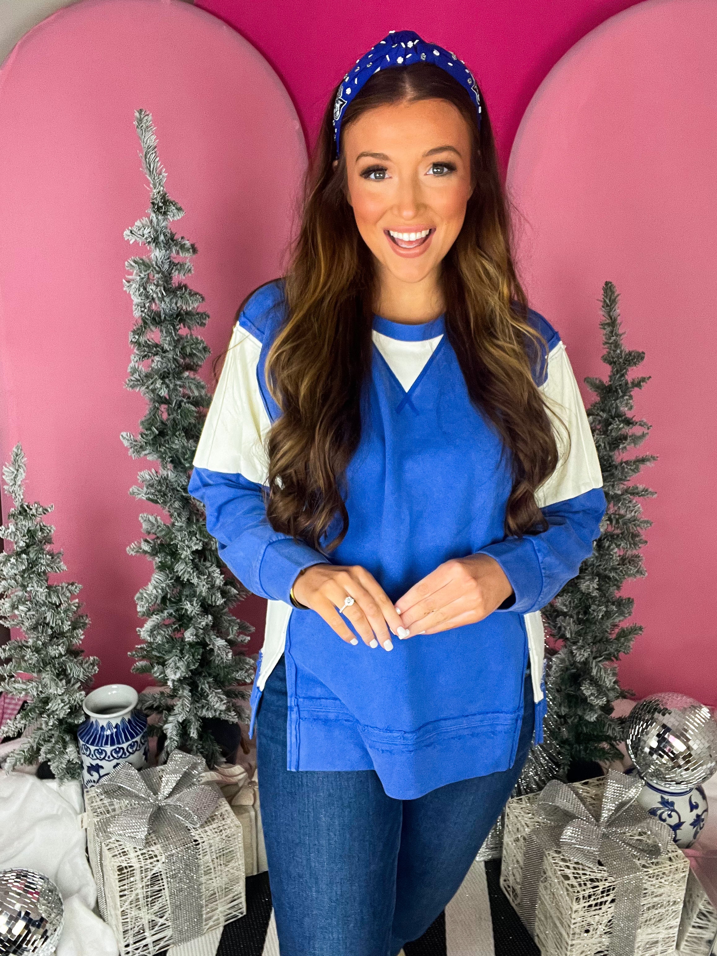 Royal Colorblock Pullover