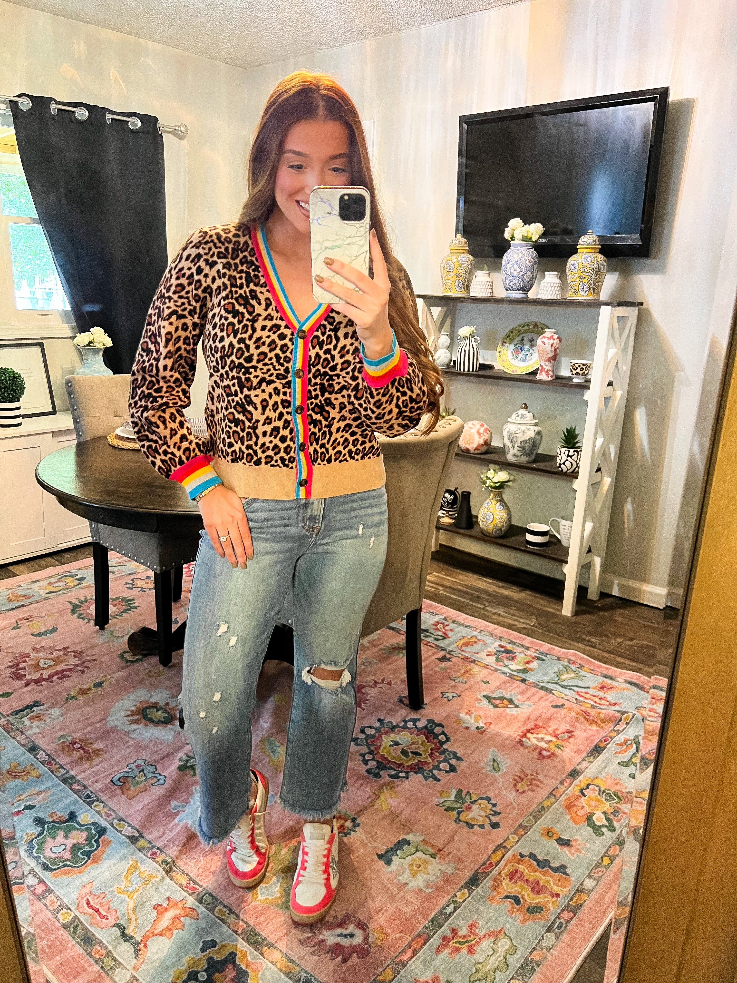 Electric Cheetah Cardigan