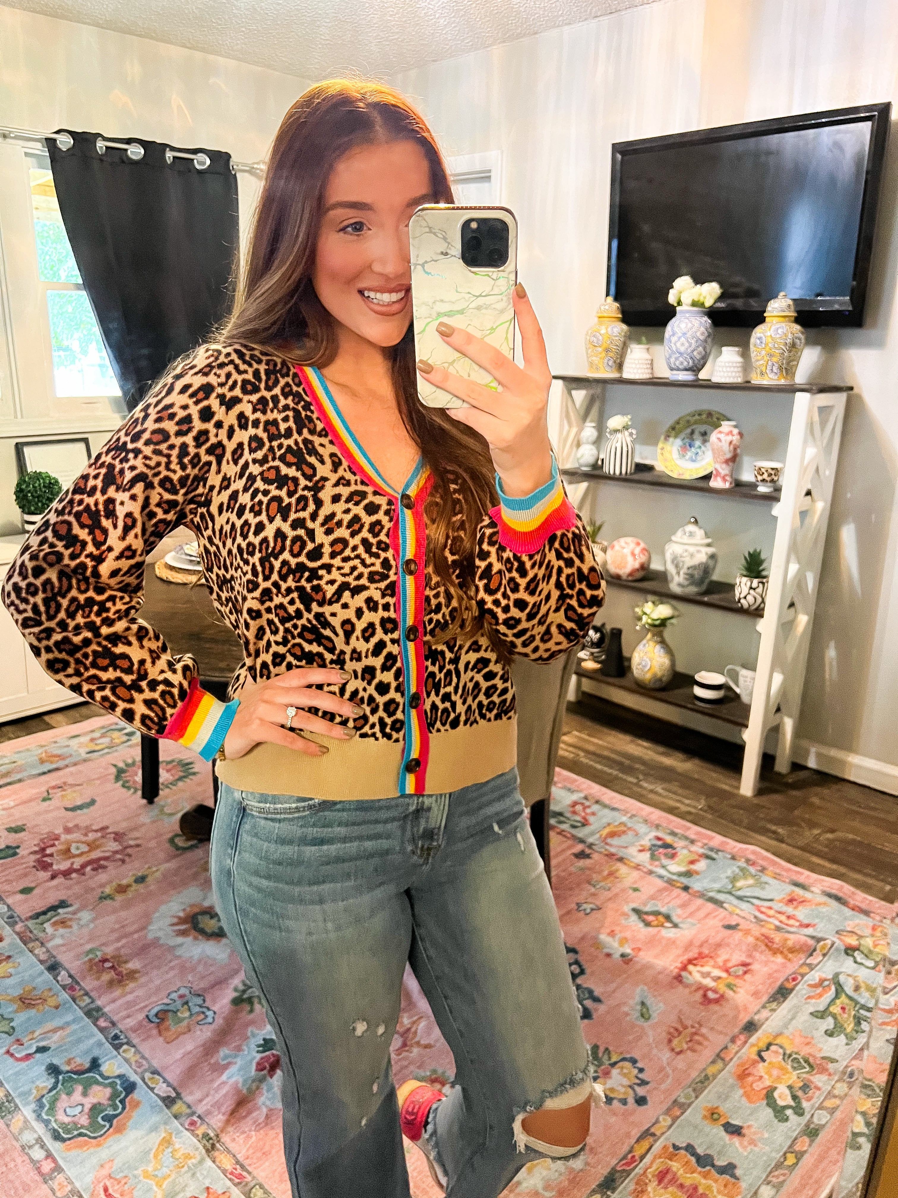 Electric Cheetah Cardigan