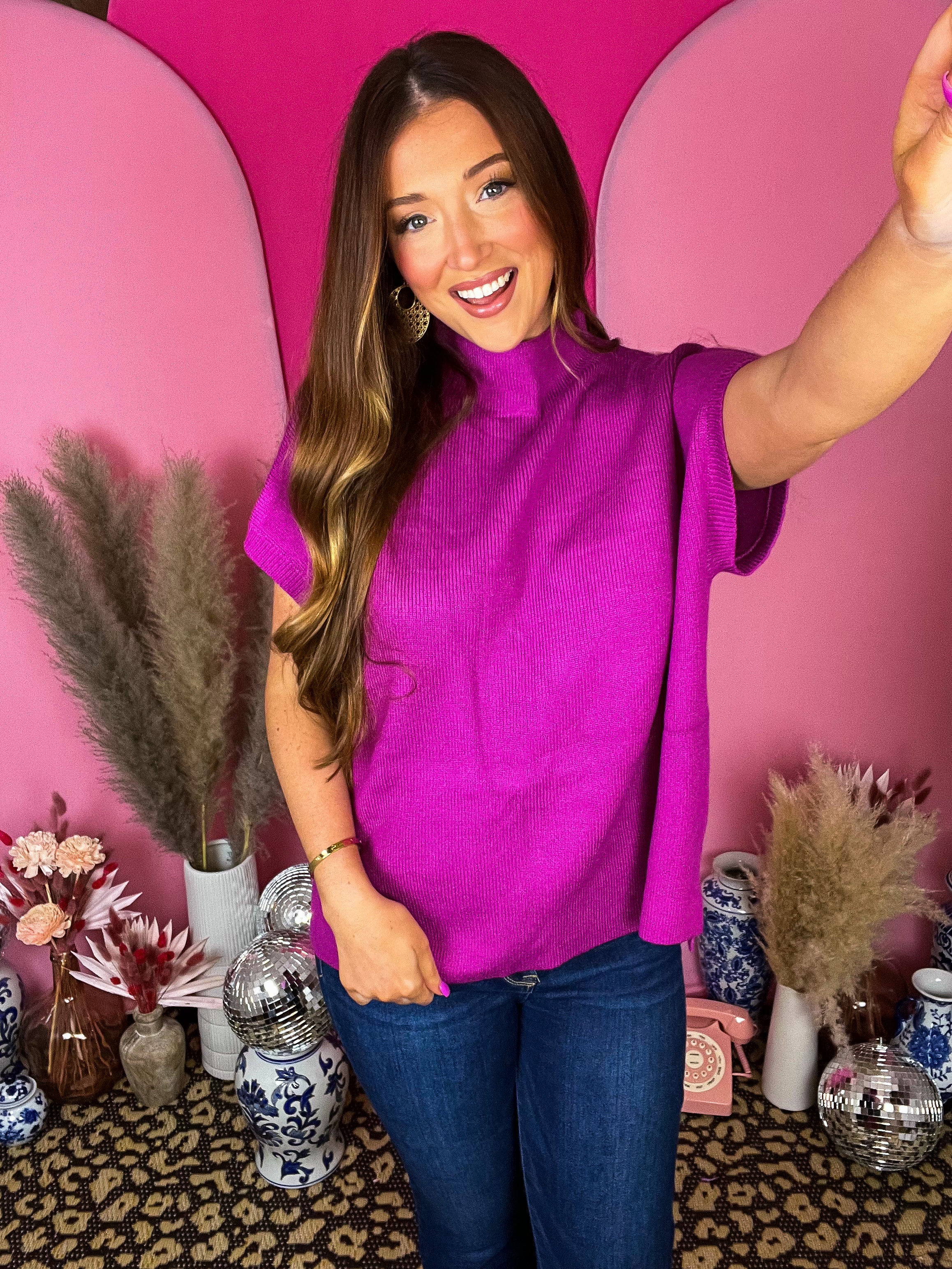 Kate Magenta Top