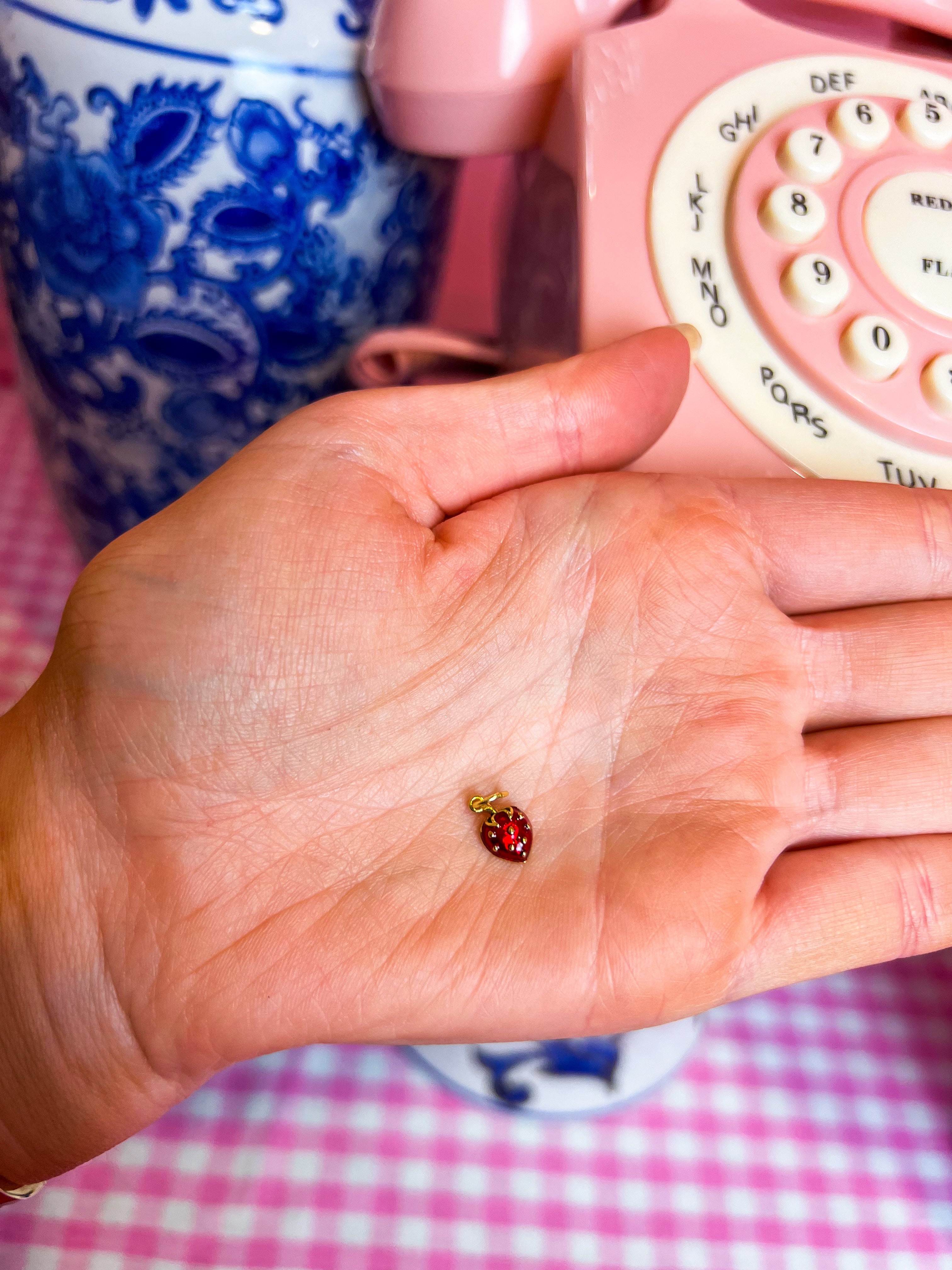 Dainty Strawberry Charm