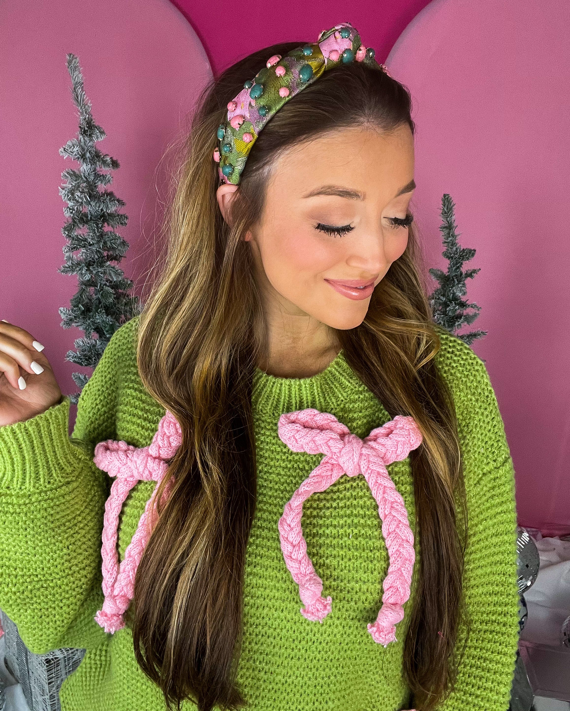 Lemongrass Cupid's Bow Sweater