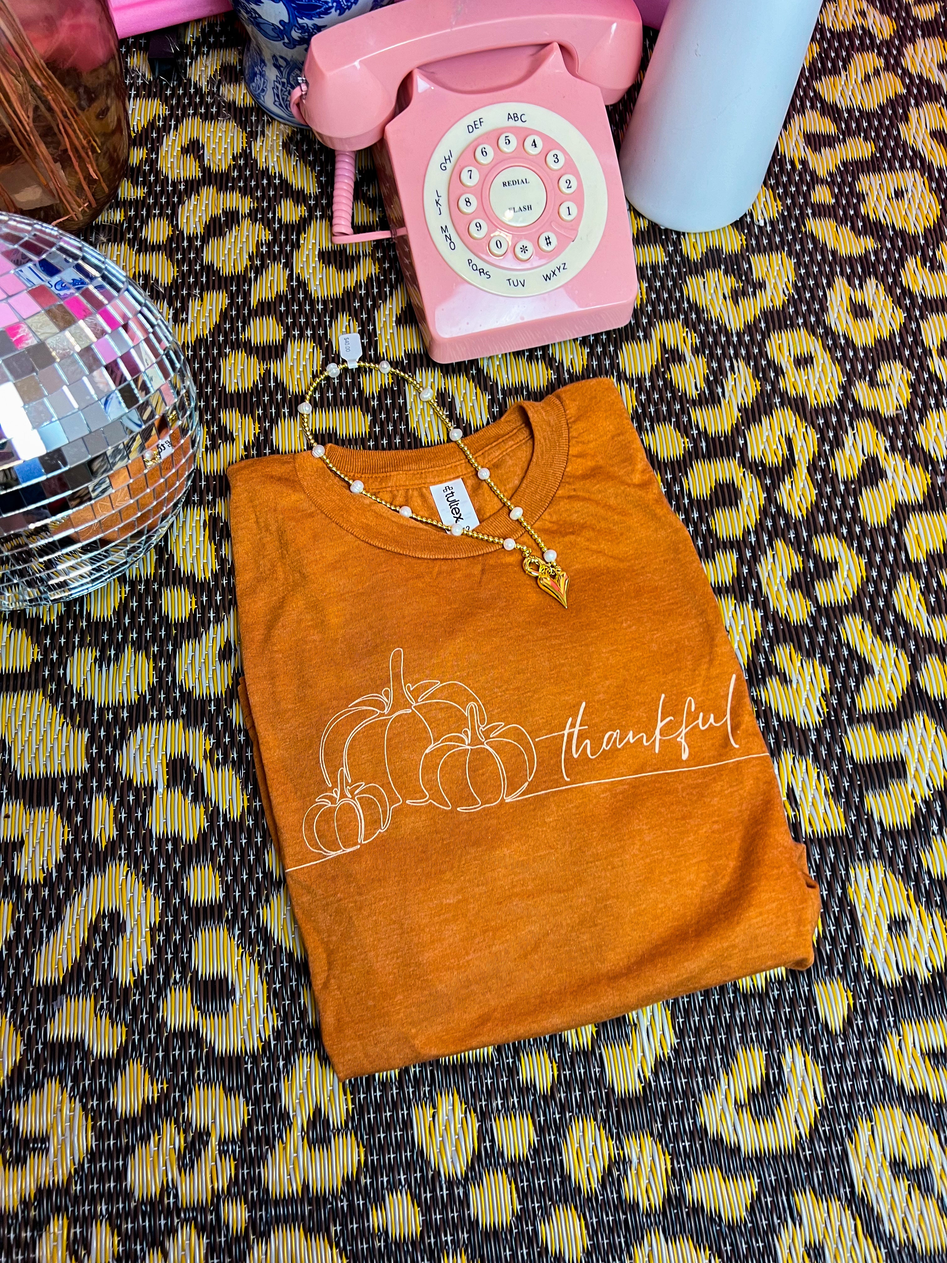 Rust Thankful Tee