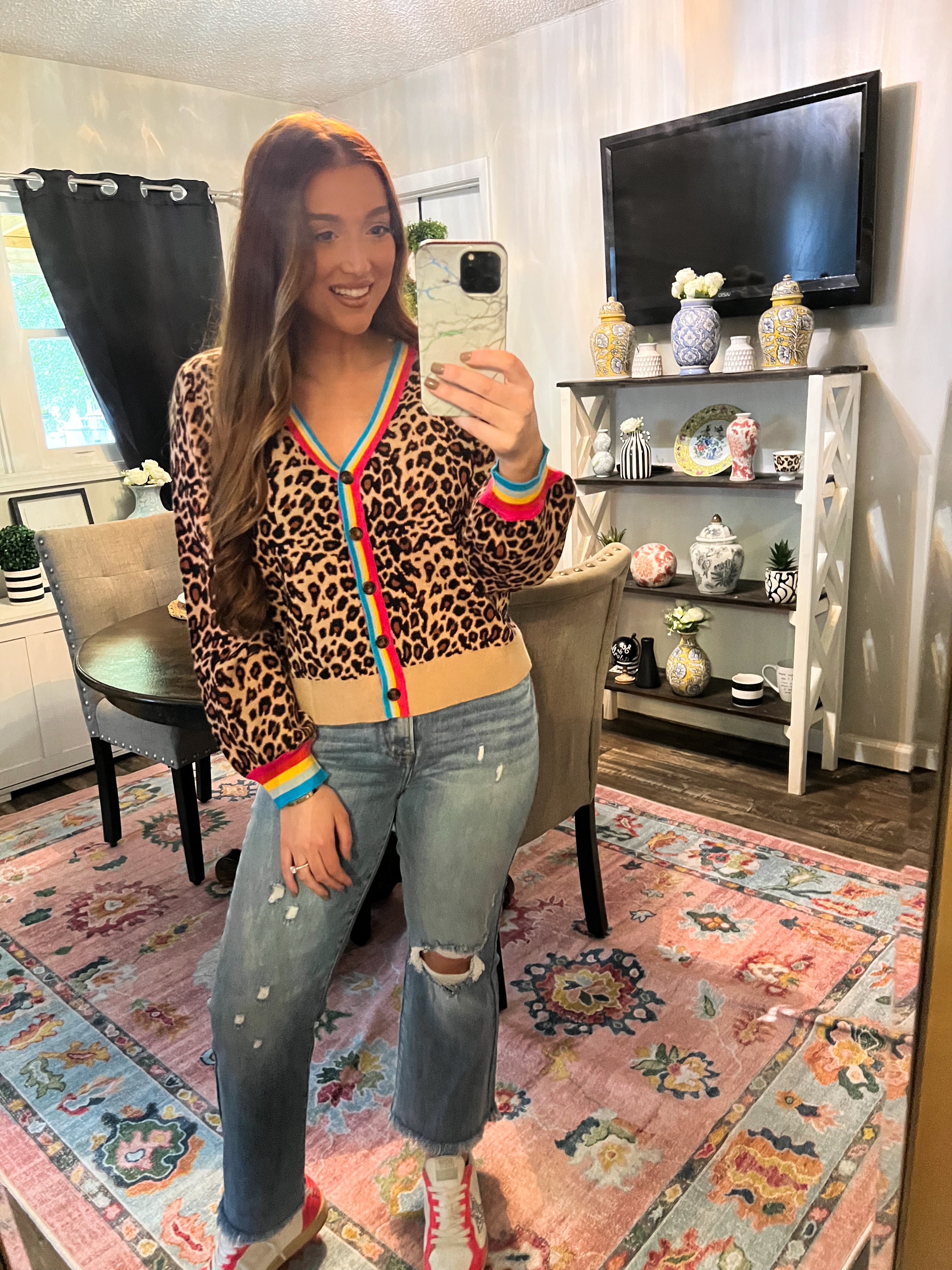 Electric Cheetah Cardigan