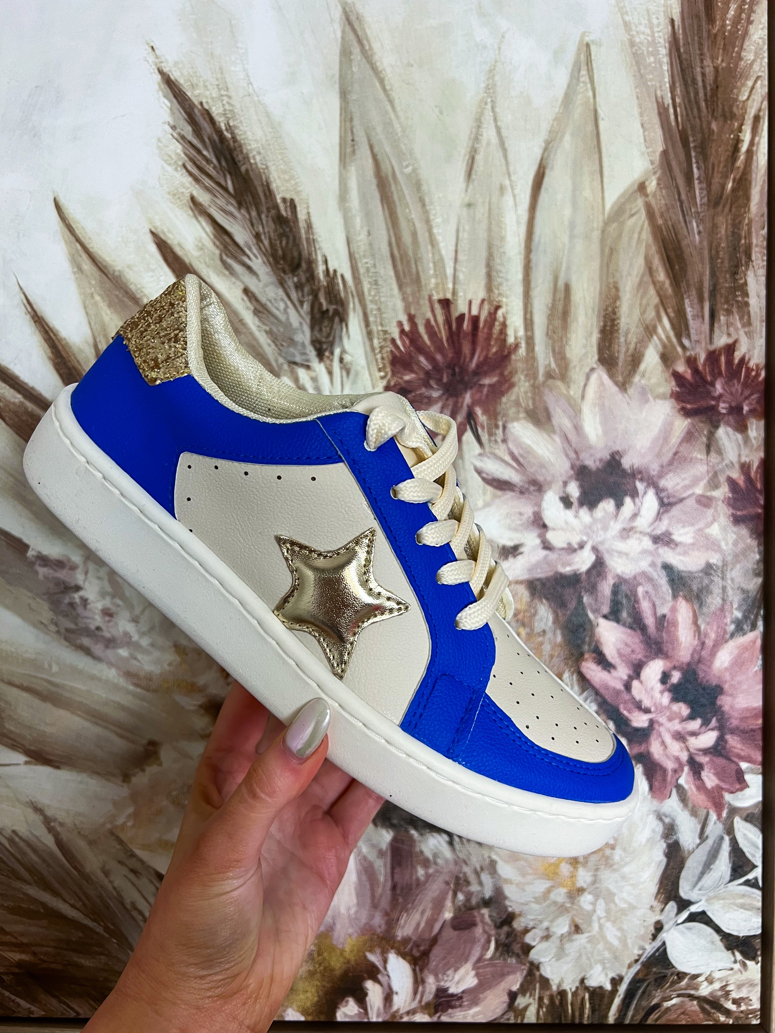 Royal+Gold Star Sneaker