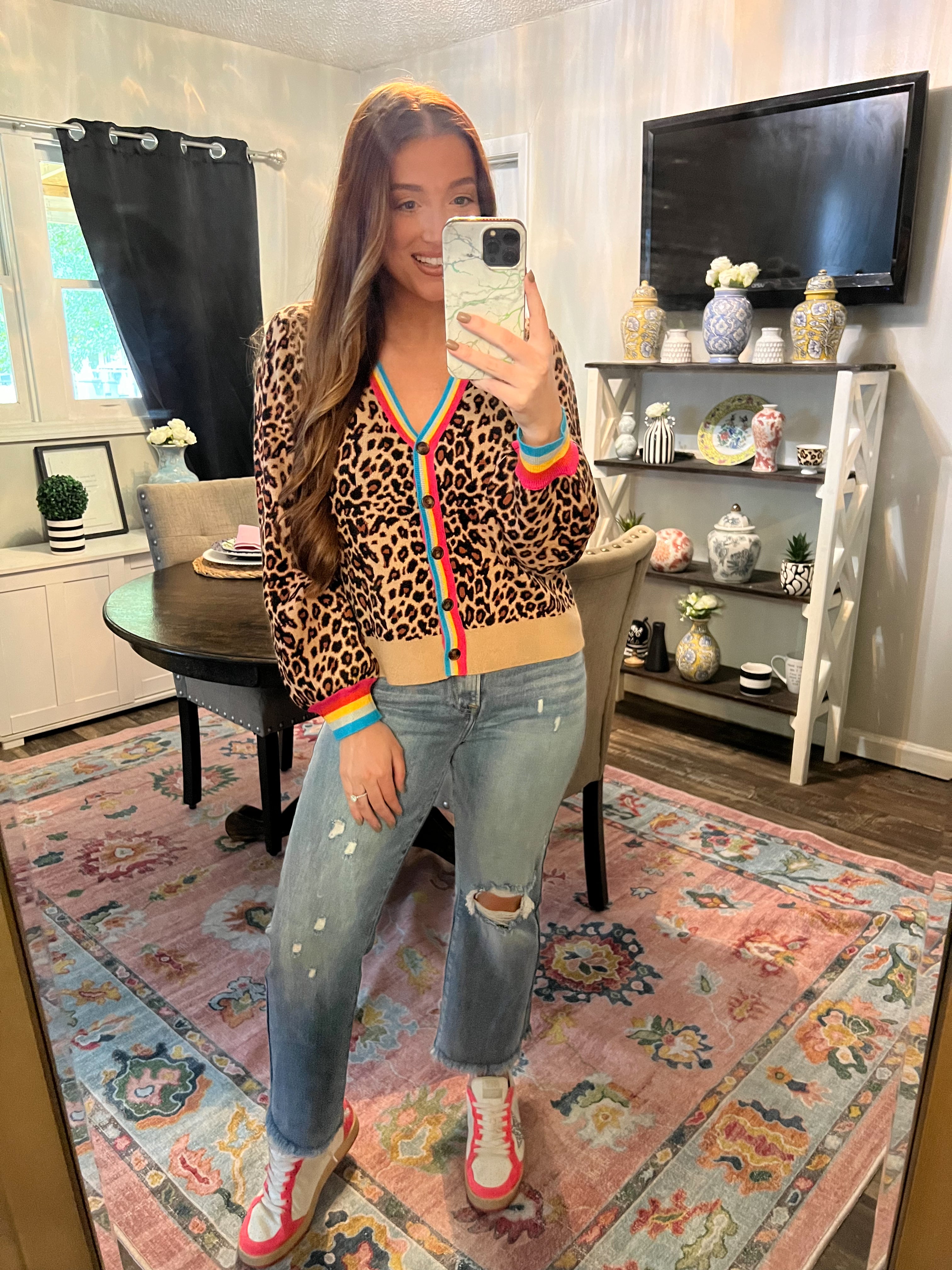 Electric Cheetah Cardigan