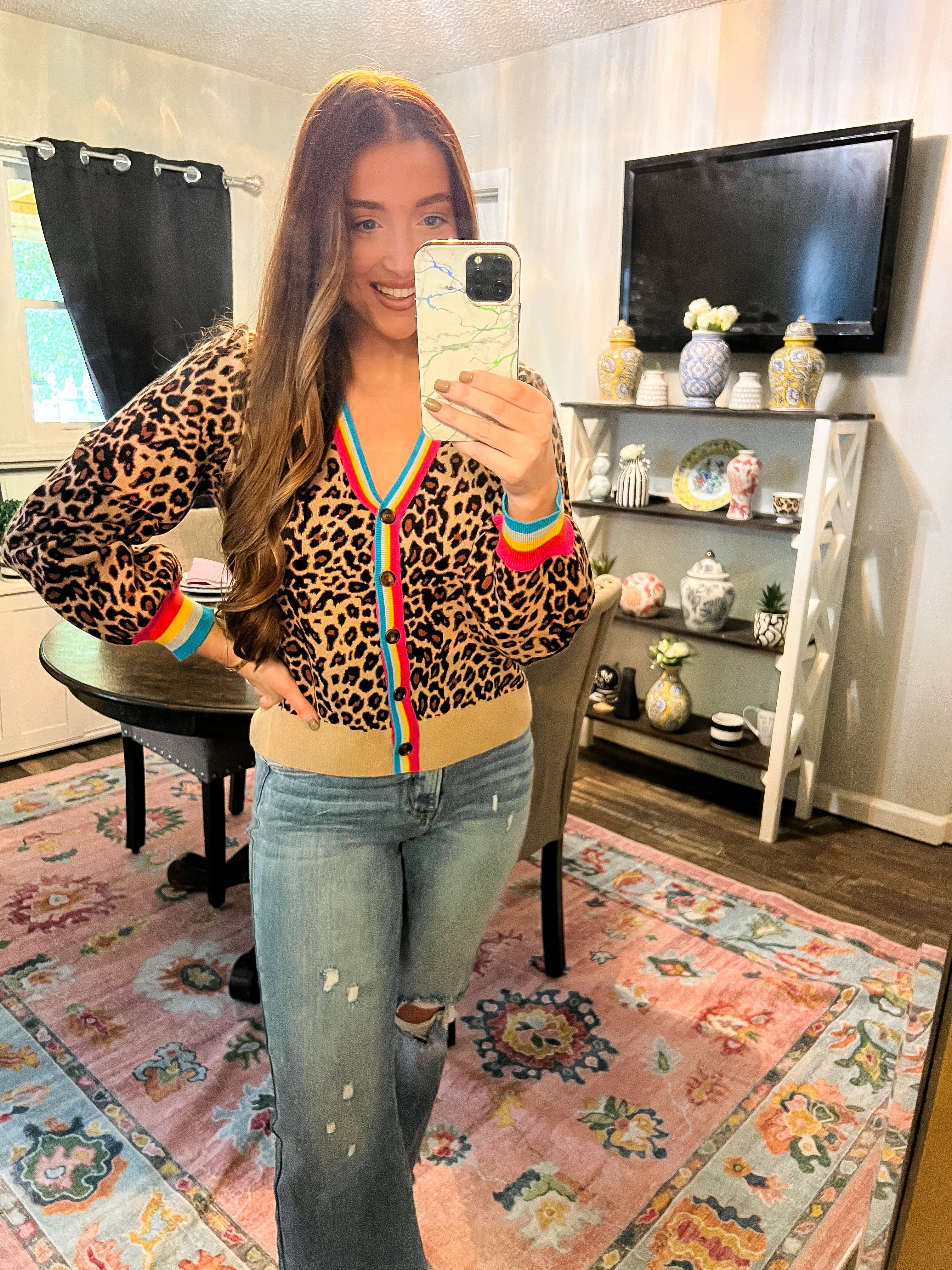 Electric Cheetah Cardigan