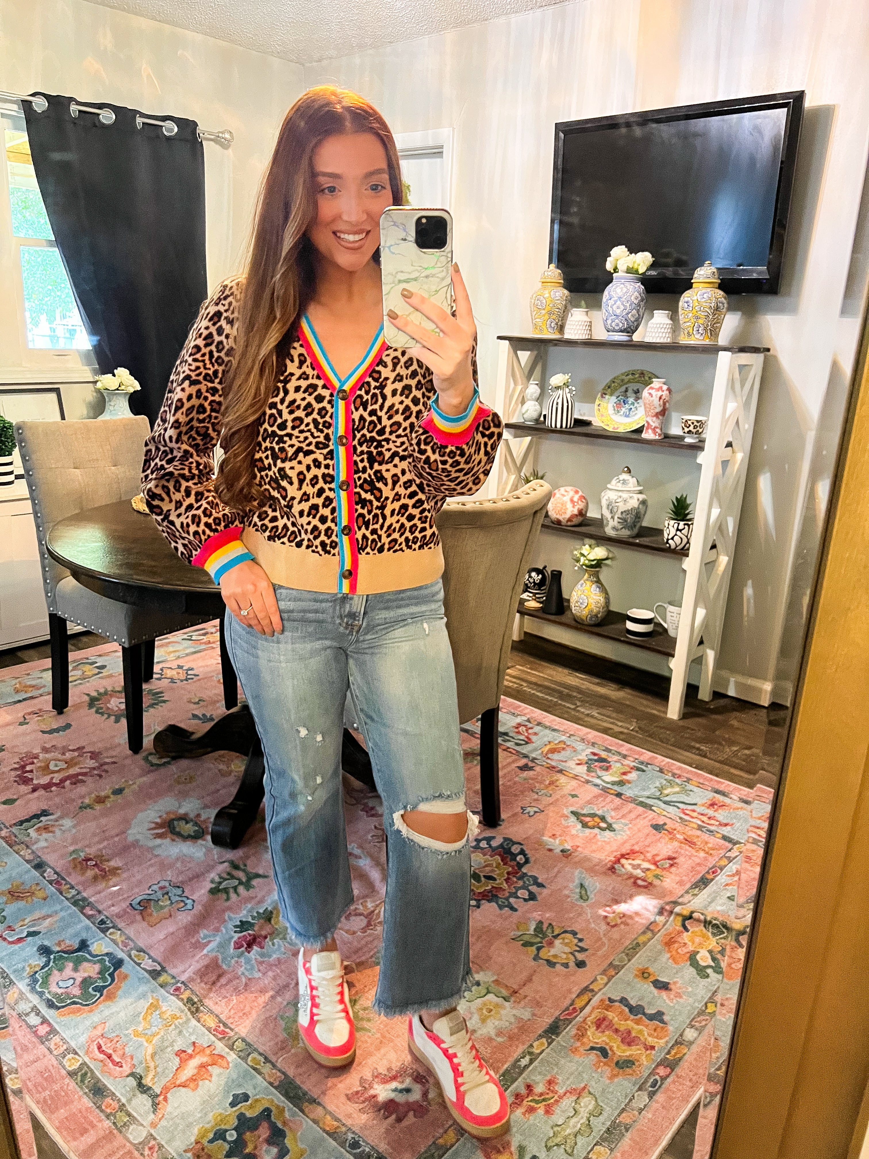 Electric Cheetah Cardigan