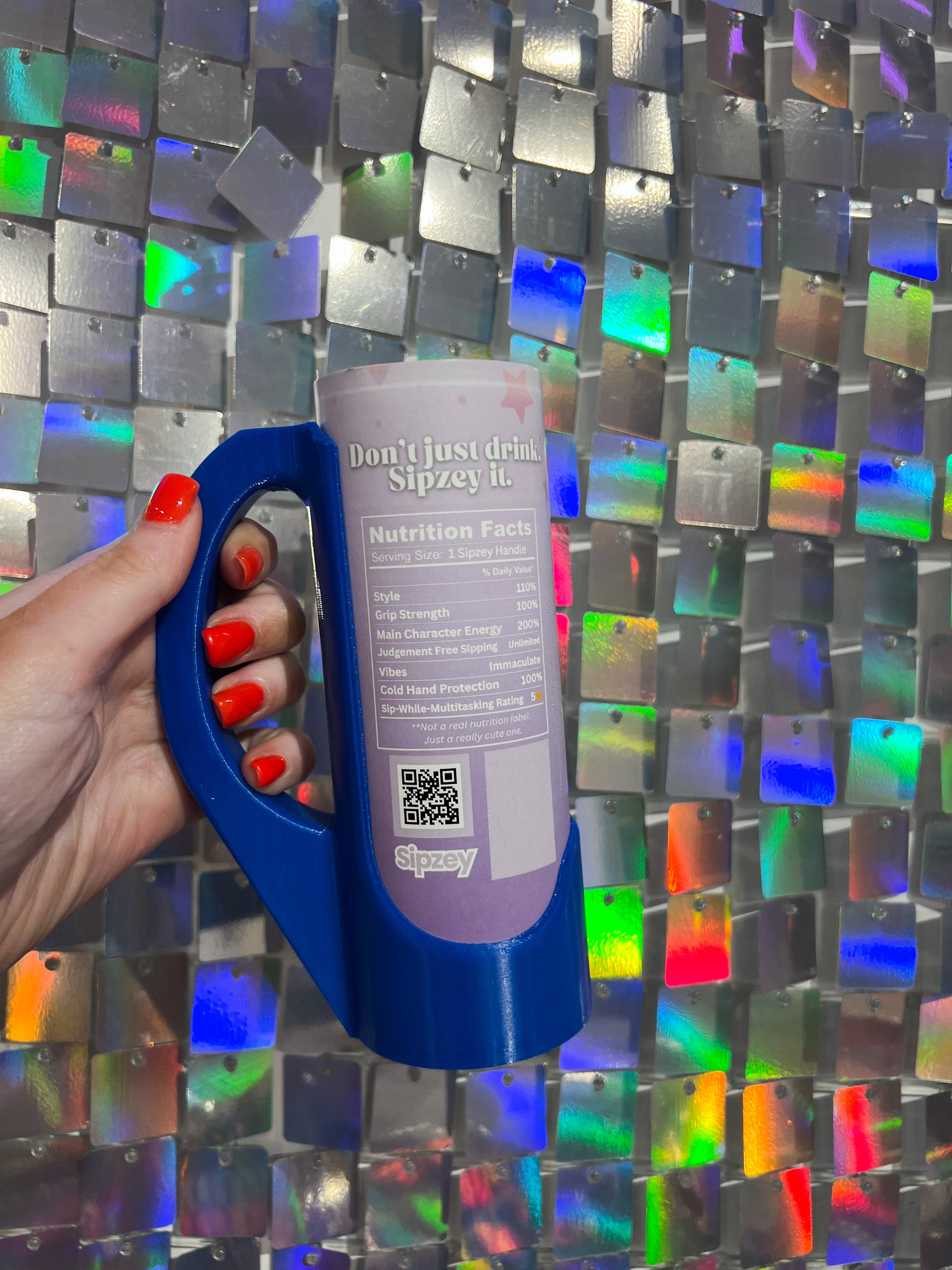 Sipzey Can Holder Royal Blue