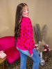 Load image into Gallery viewer, Trisha Colorblock Pink Sweater