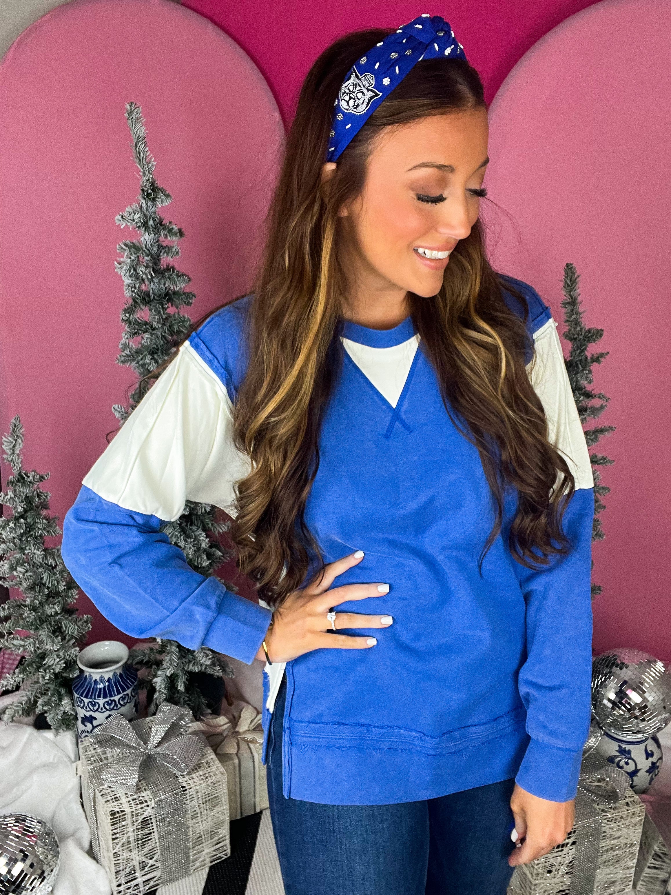 Royal Colorblock Pullover