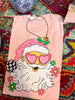 Blush Disco Pink Santa Graphic Tee