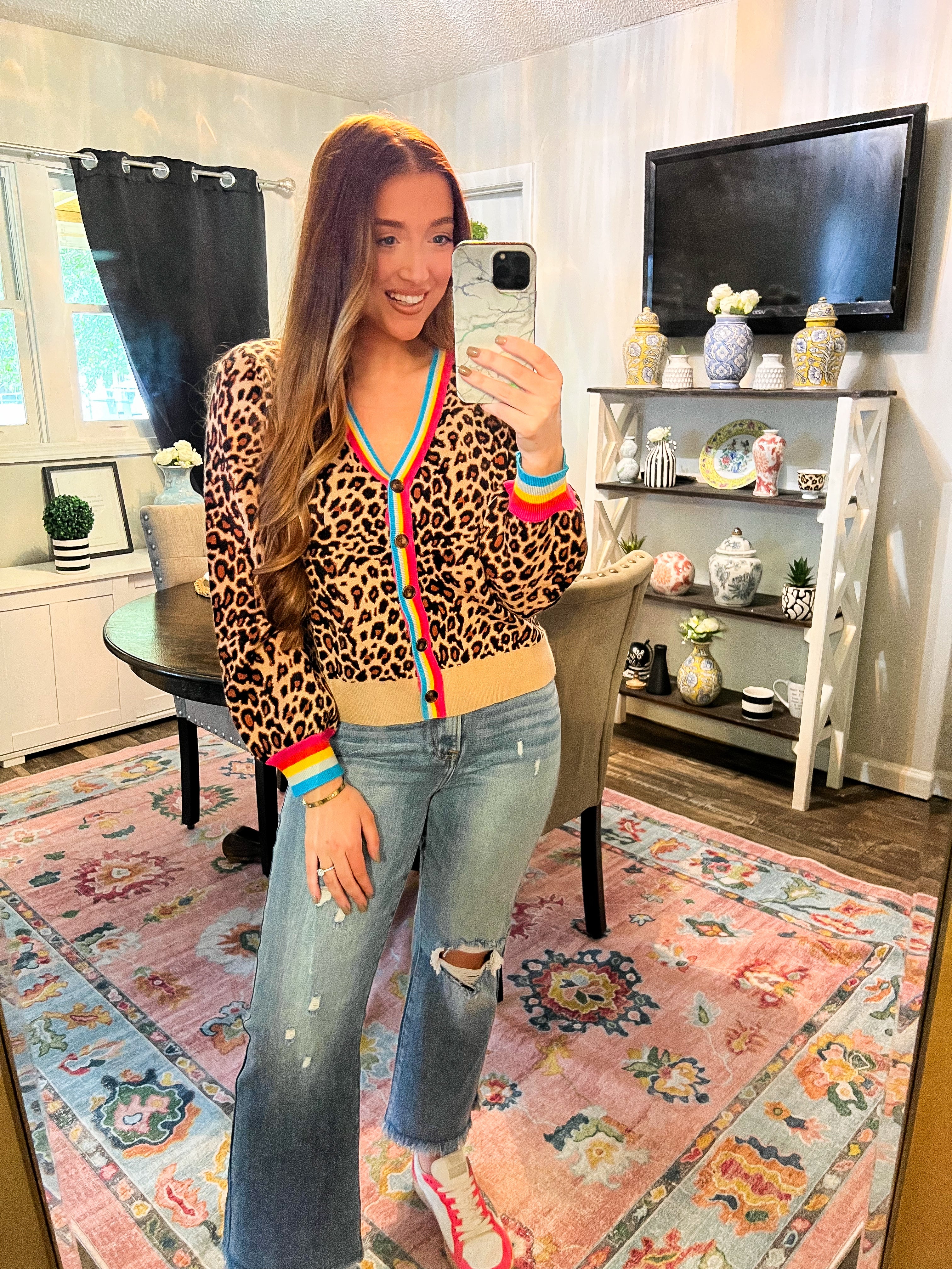 Electric Cheetah Cardigan