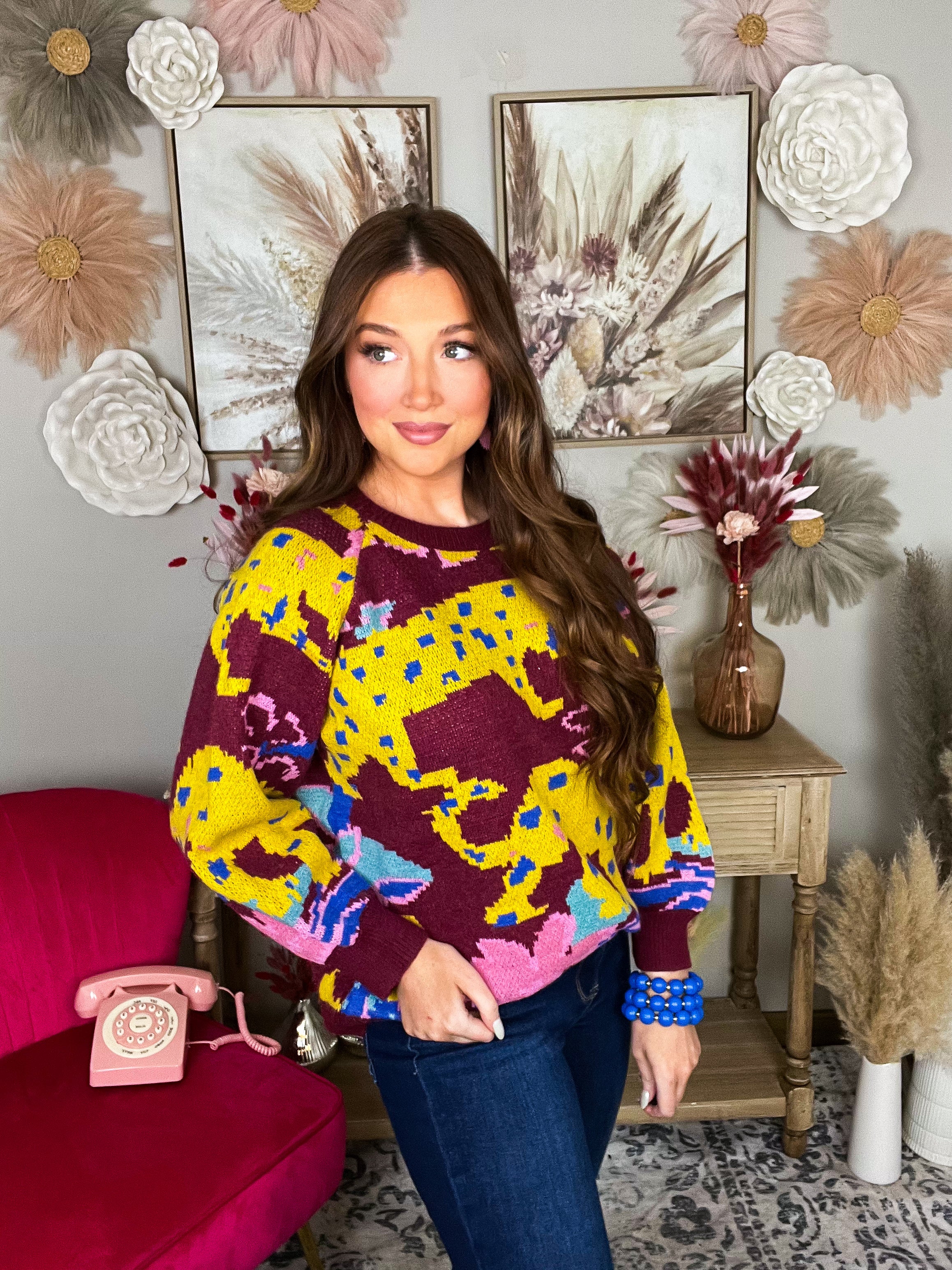 Miana Jacquard Sweater