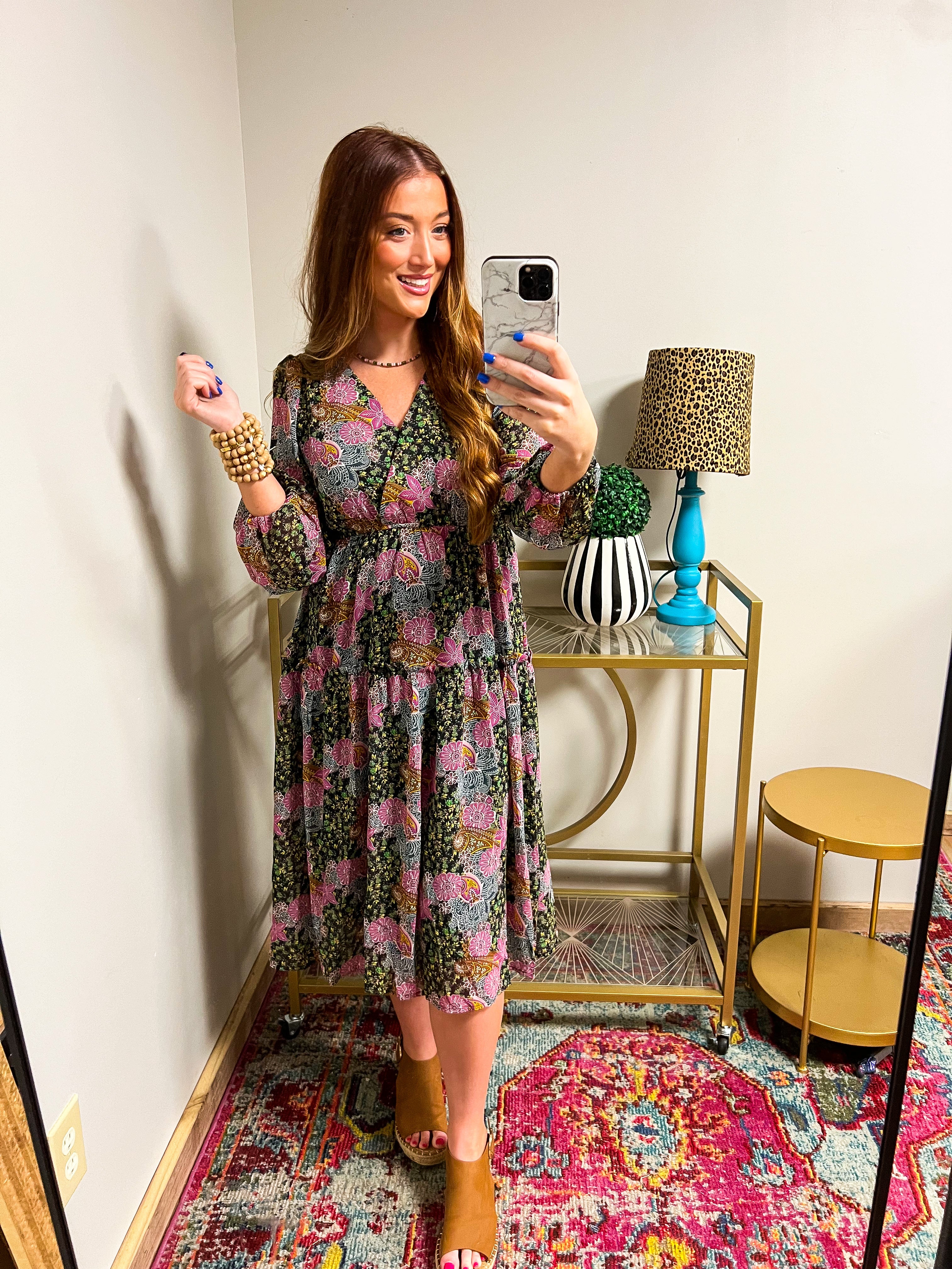 Blessed Days Midi Dress