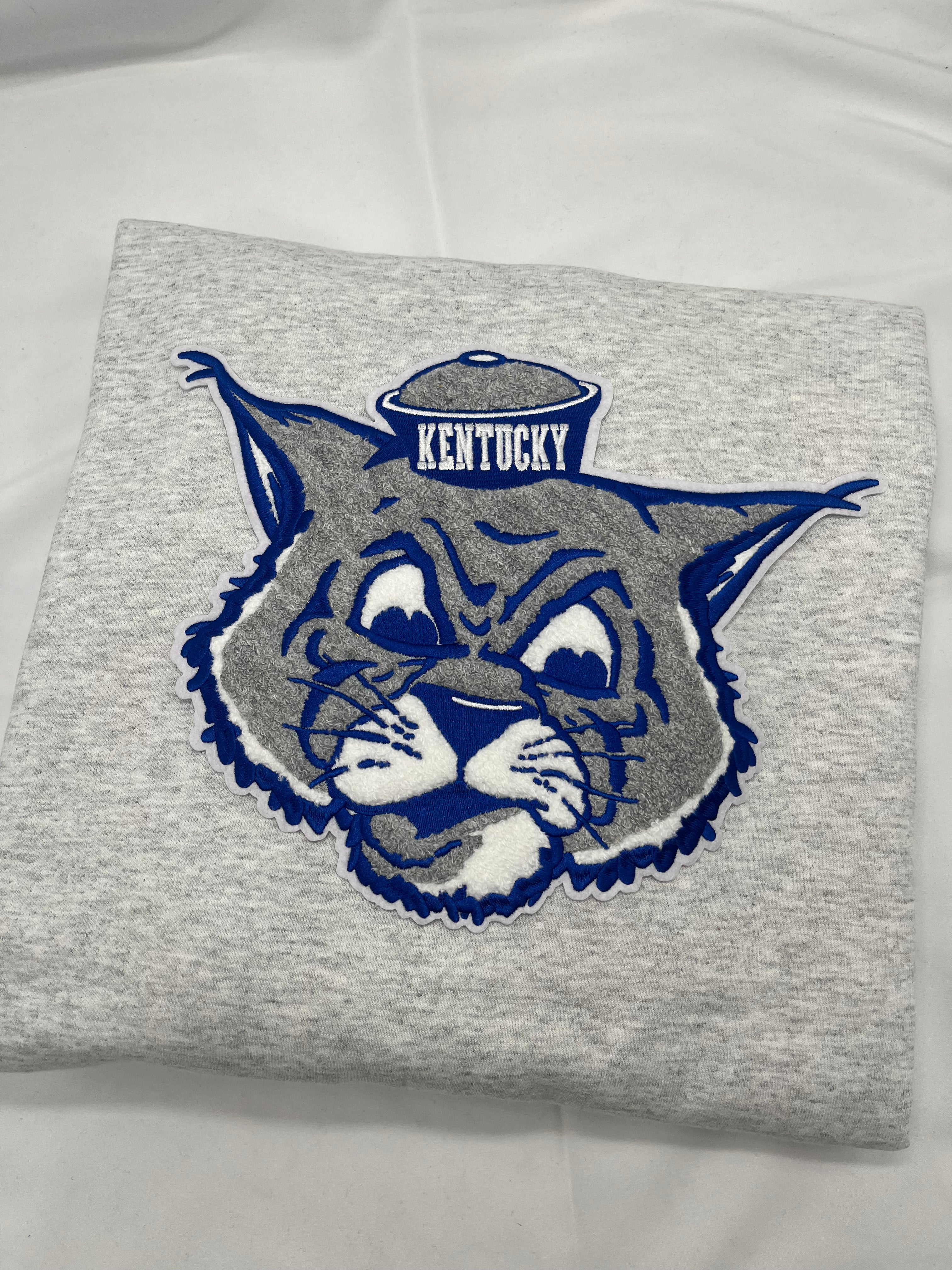 Drunken Wildcat Patch Ash Pullover