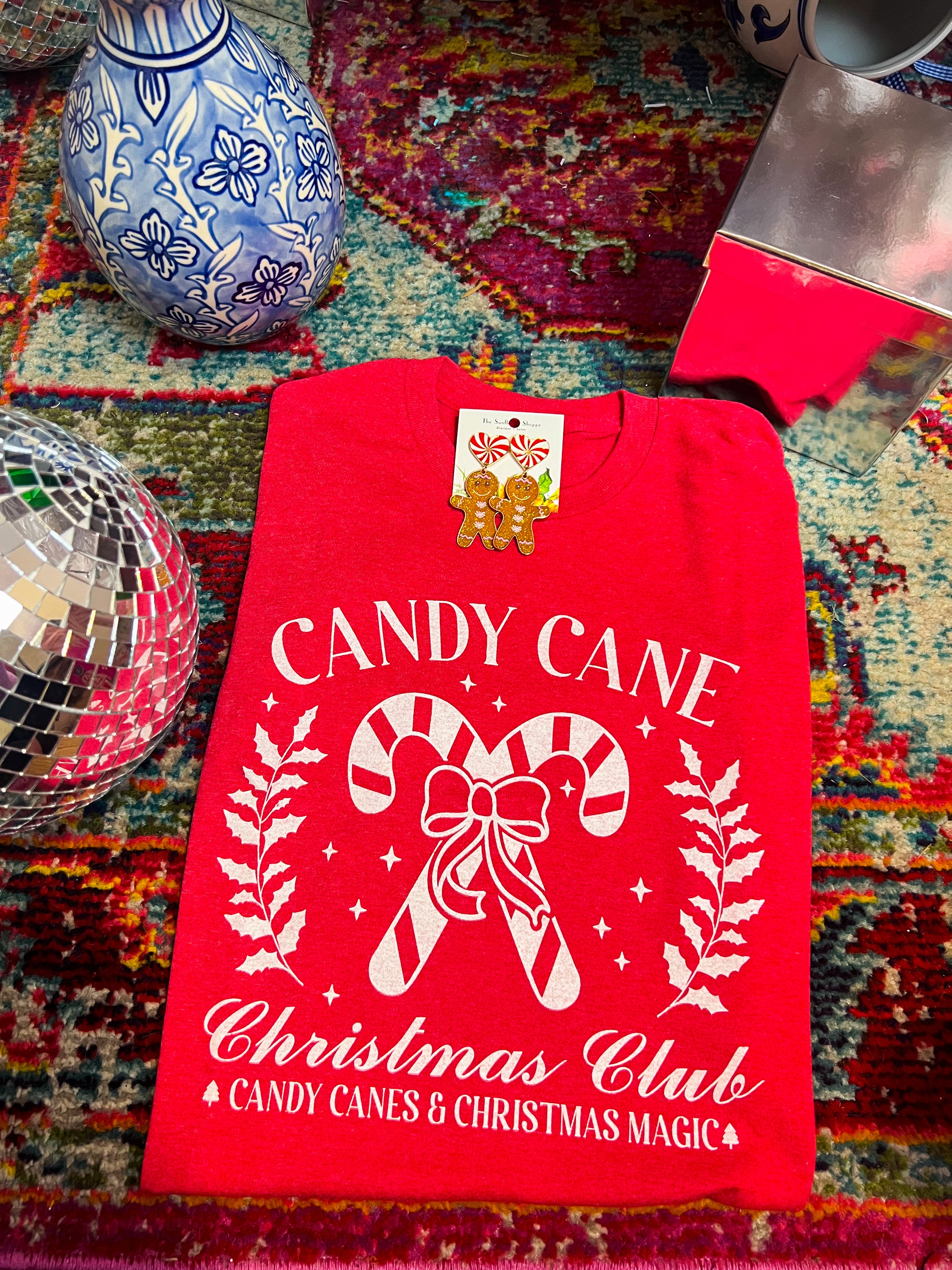 Red Candy Cane Tee