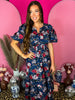 Marcie Navy  Dress