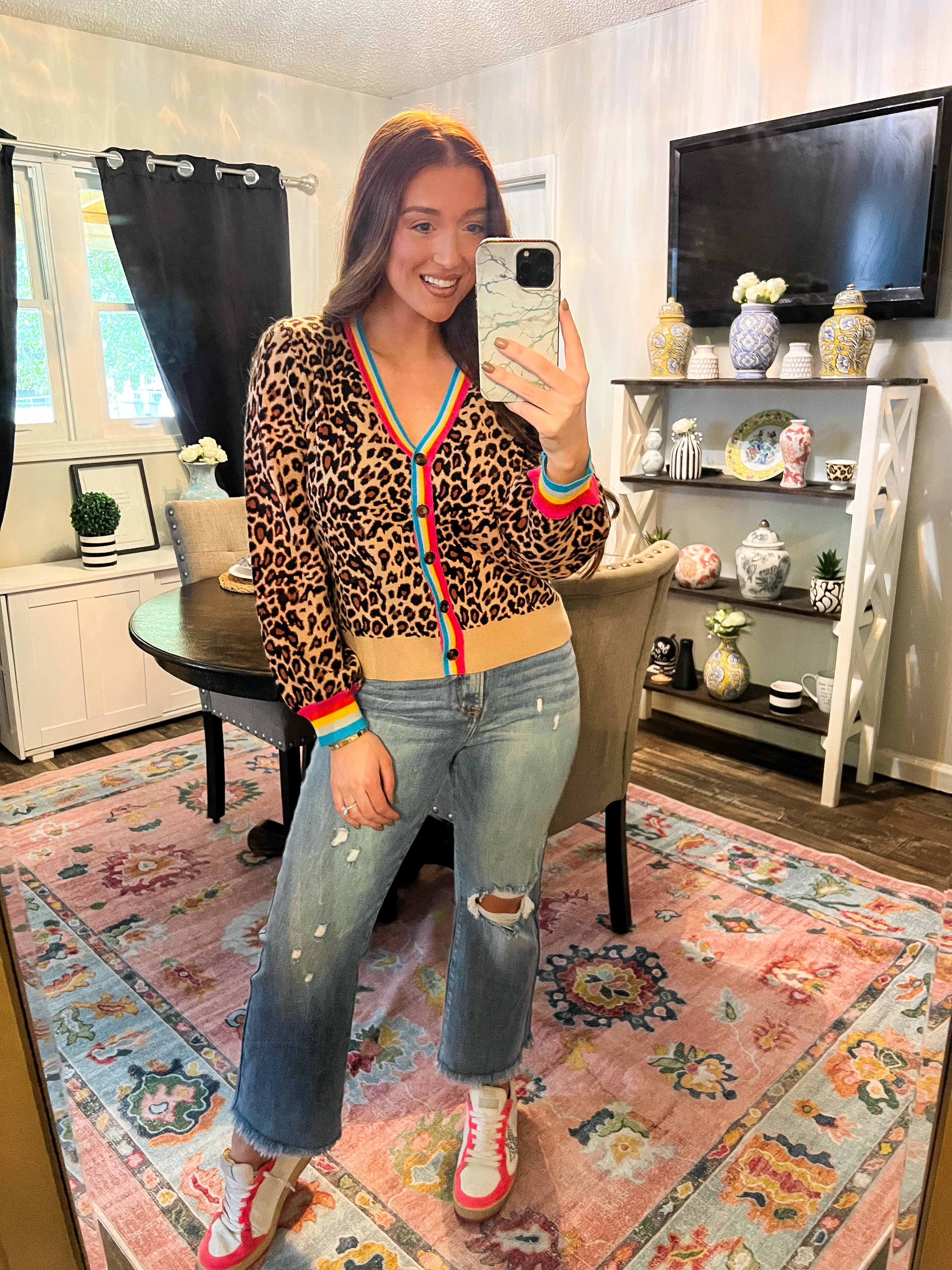 Electric Cheetah Cardigan