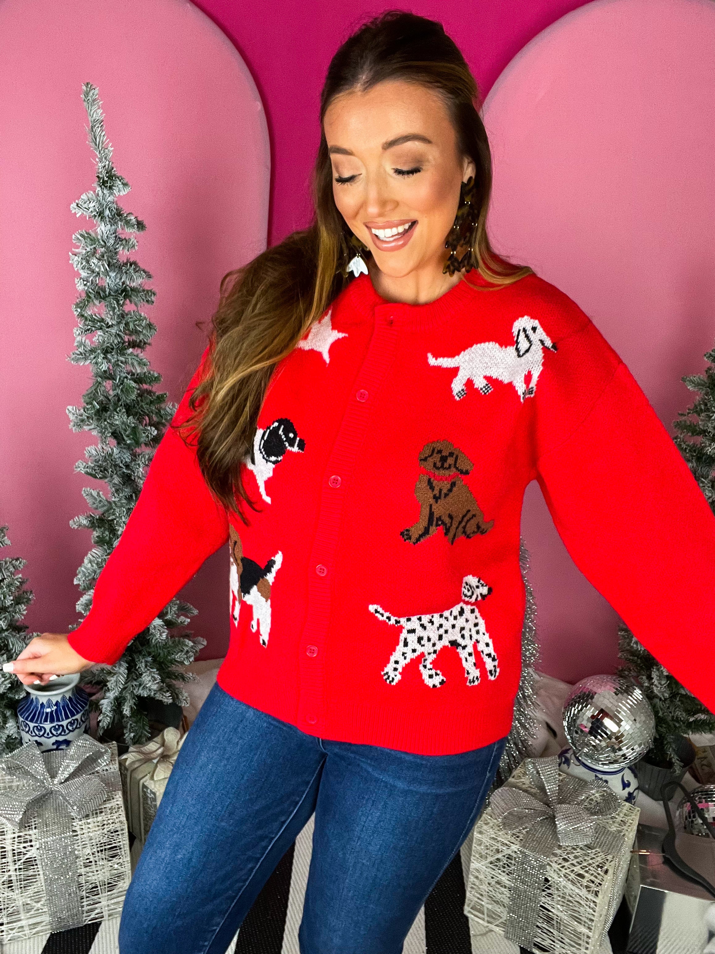 Puppy Lovin' Knit Sweater