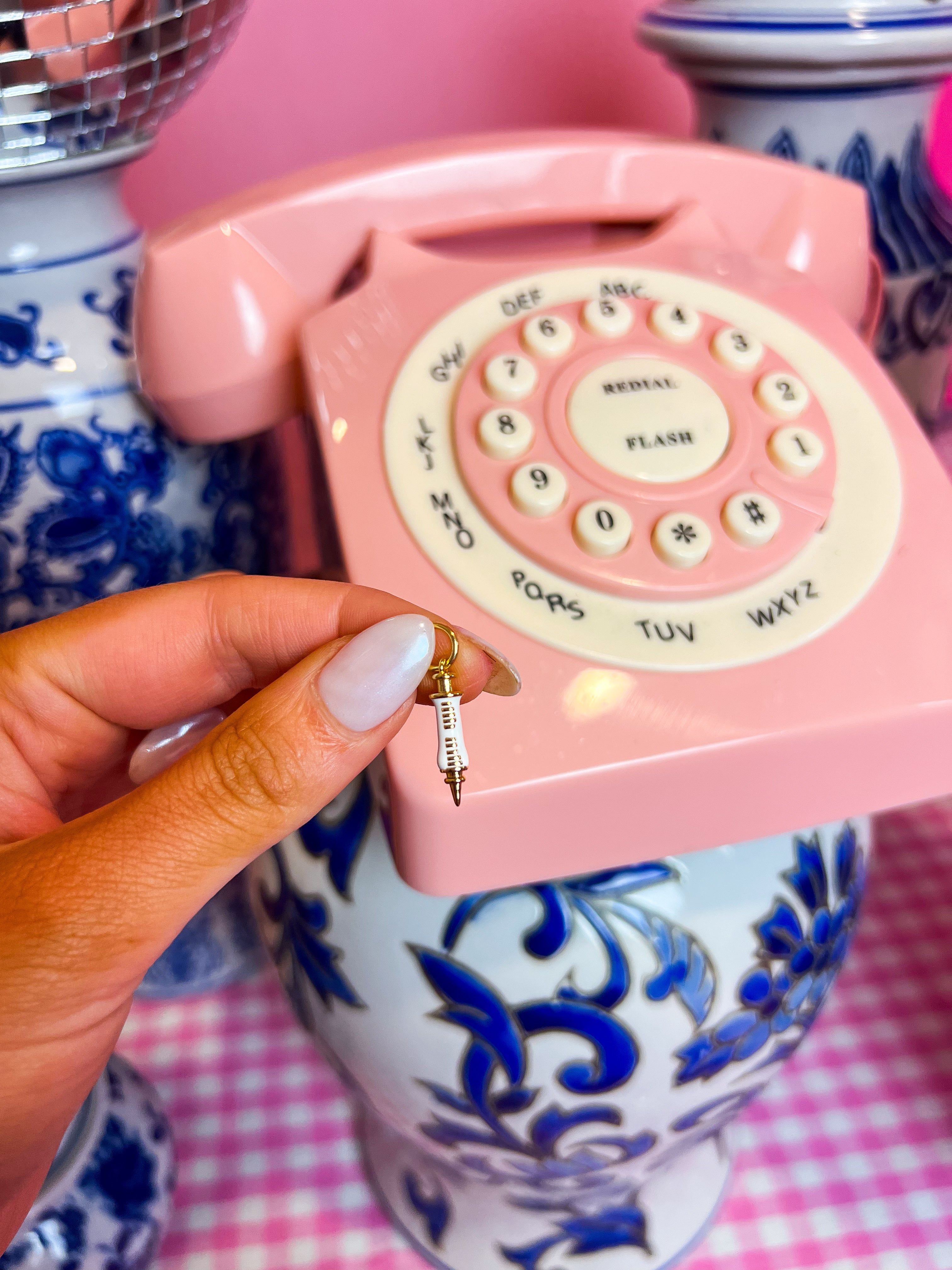 Dainty Syringe Charm