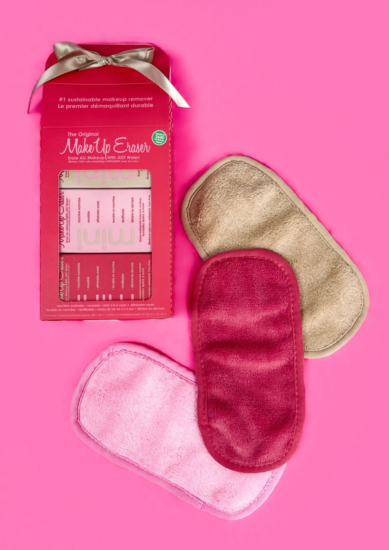 Sugar Plum 3 Piece Set Makeup Eraser