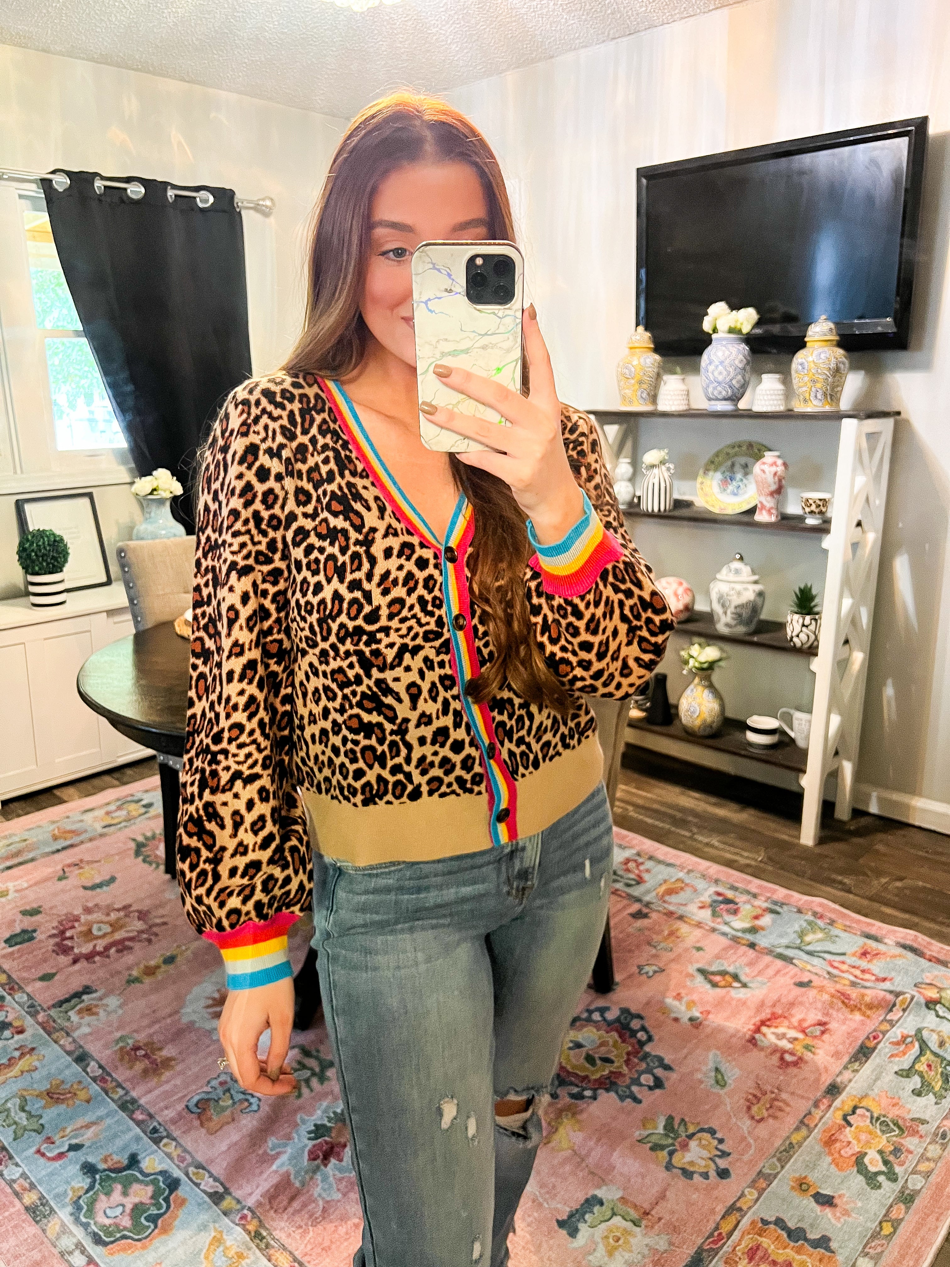Electric Cheetah Cardigan