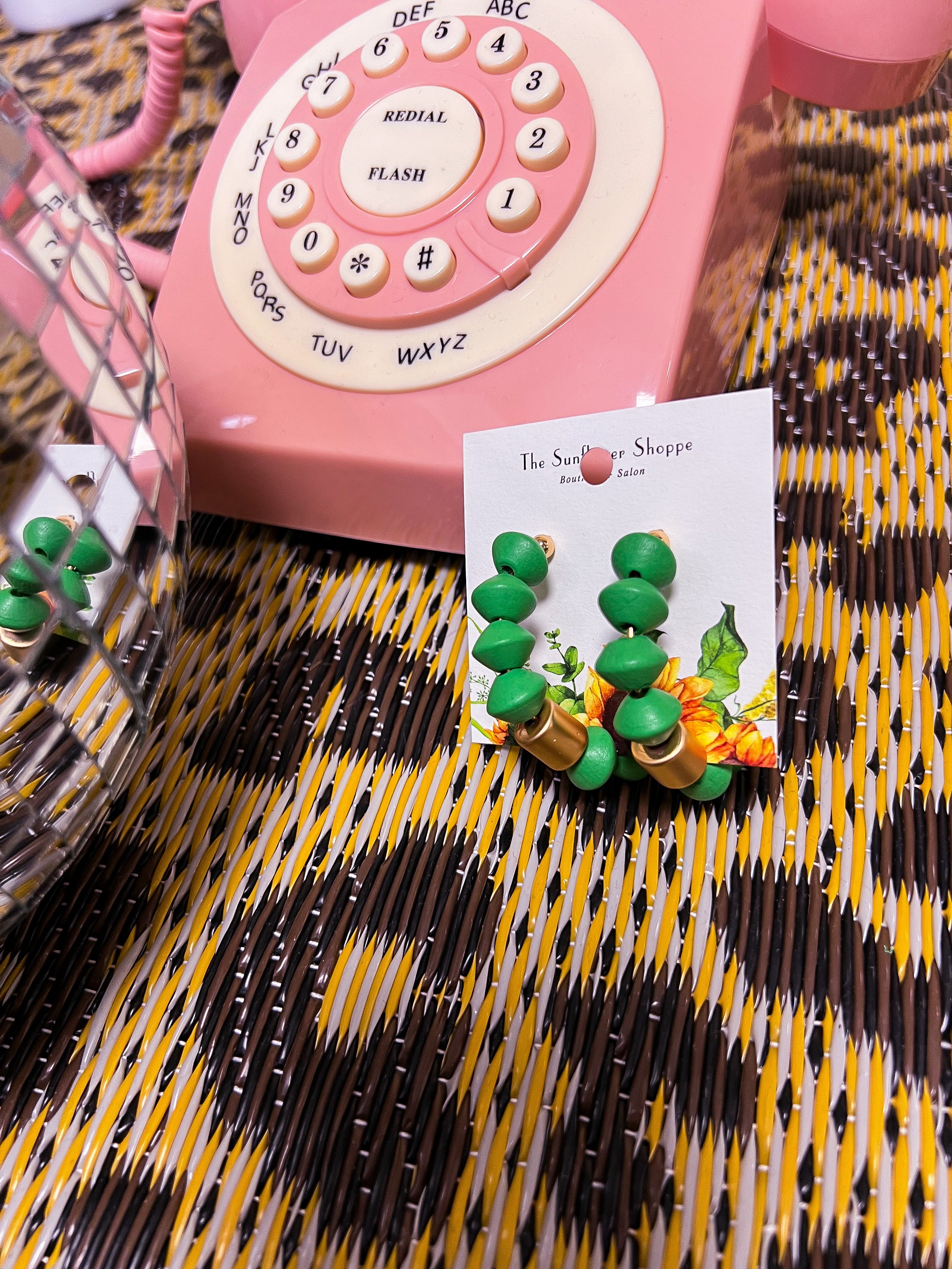Tiana Green Earring