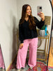 Rose Pink Utility Pants