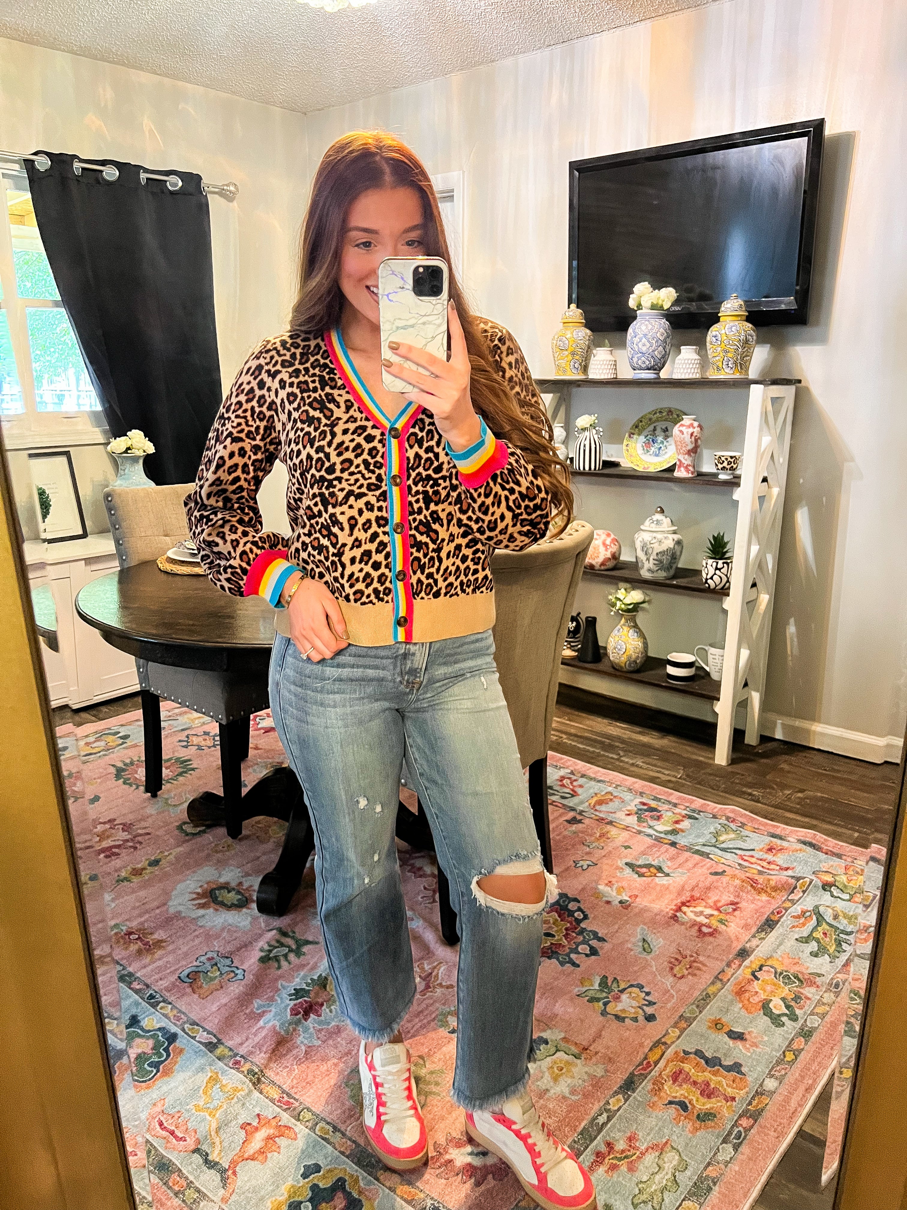 Electric Cheetah Cardigan