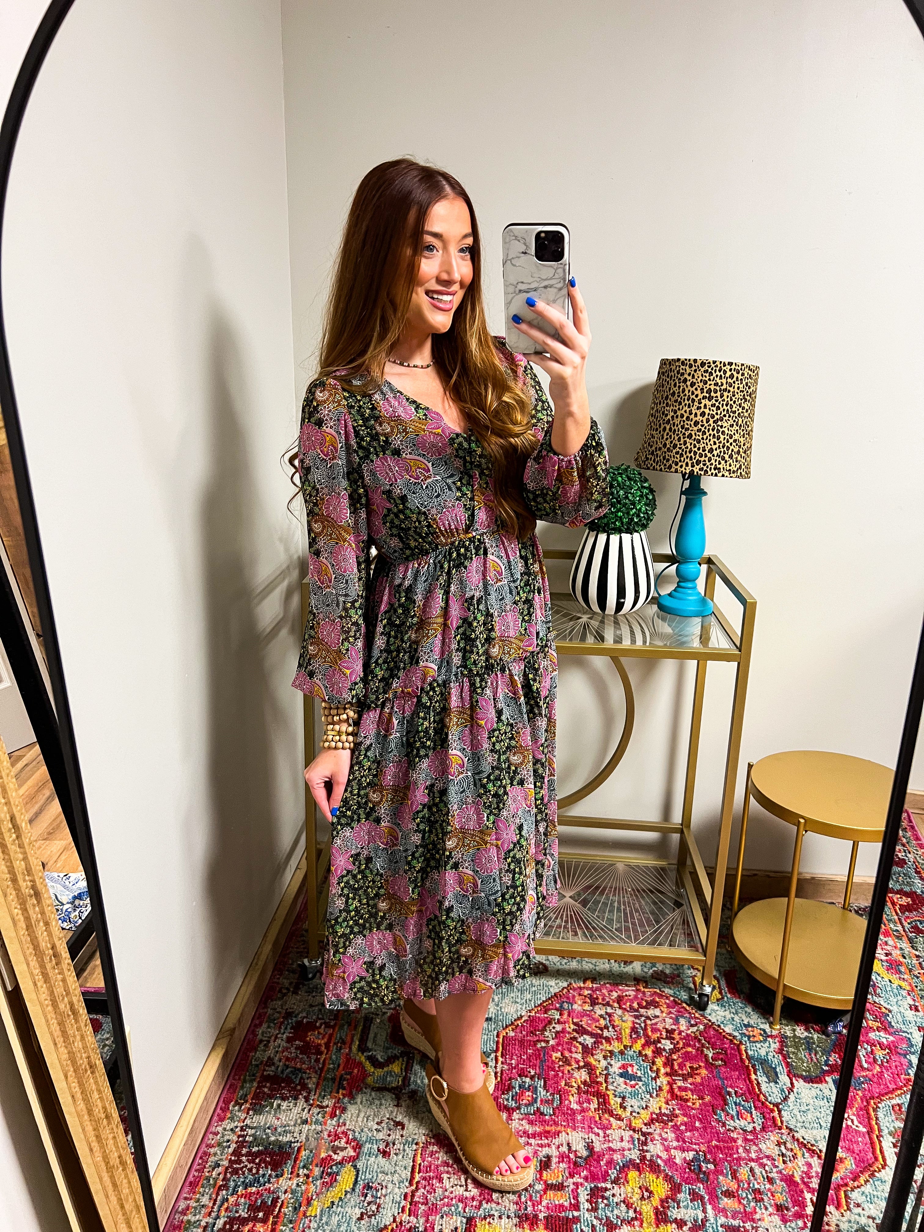 Blessed Days Midi Dress