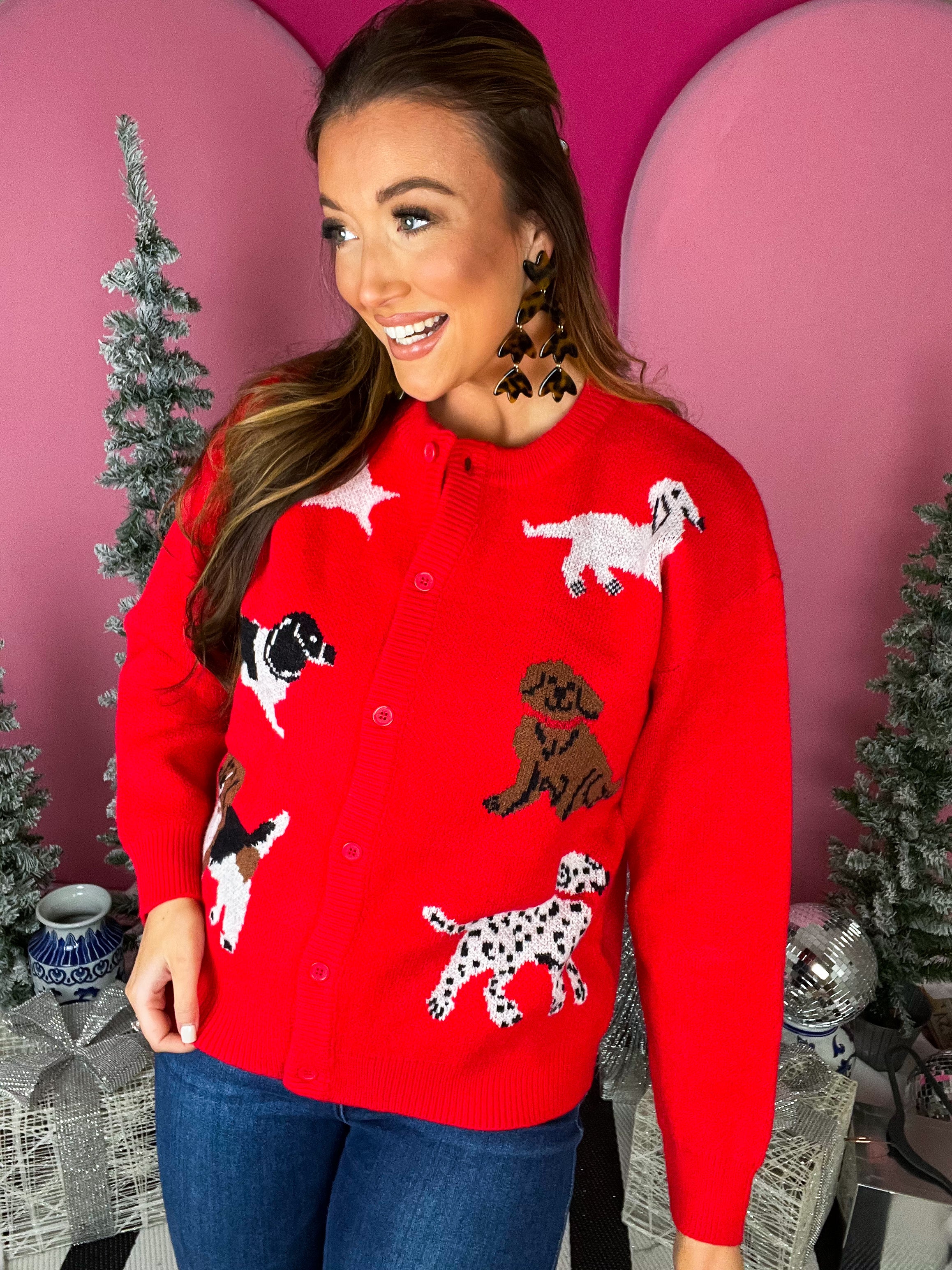 Puppy Lovin' Knit Sweater