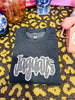 Double Applique Jaguars Crew Dark Heather Gray