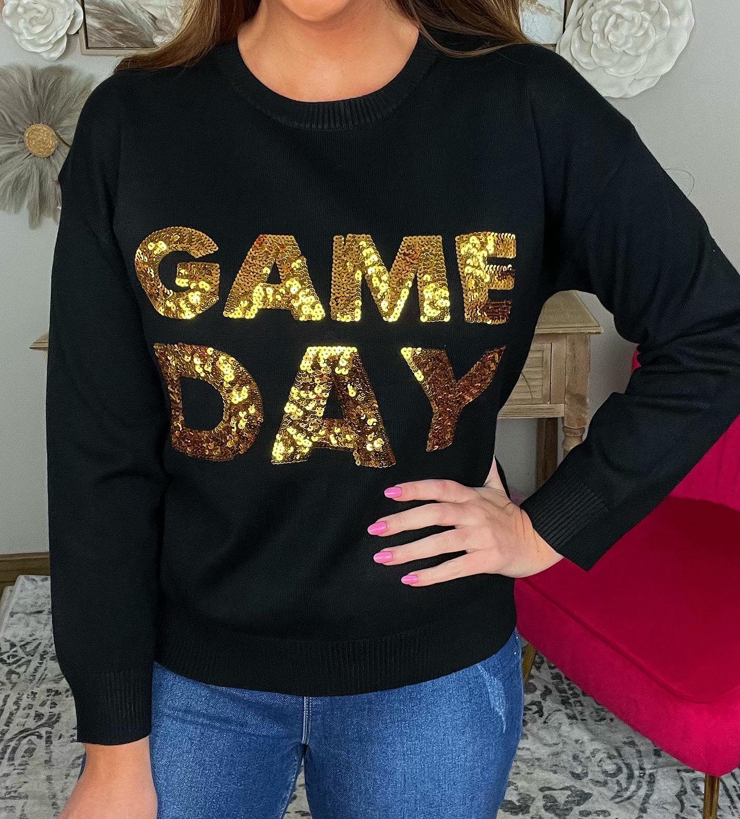 GameDay Sweater Black