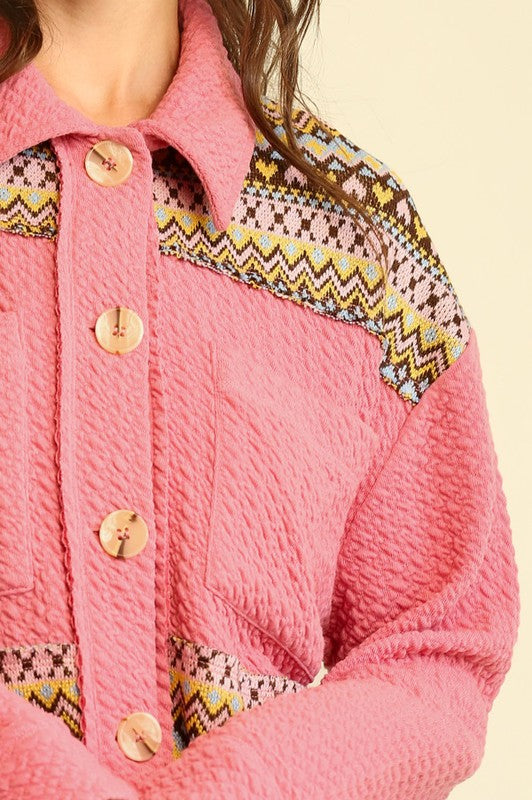 Kailey Pink Mix Jacket