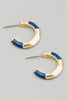 Load image into Gallery viewer, Enamel Mini Hoop Earrings