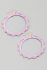 Load image into Gallery viewer, Raffia Braid Circle Cutout Earrings