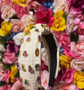 Load image into Gallery viewer, Cream Waffle Knit Rhinestone Headband
